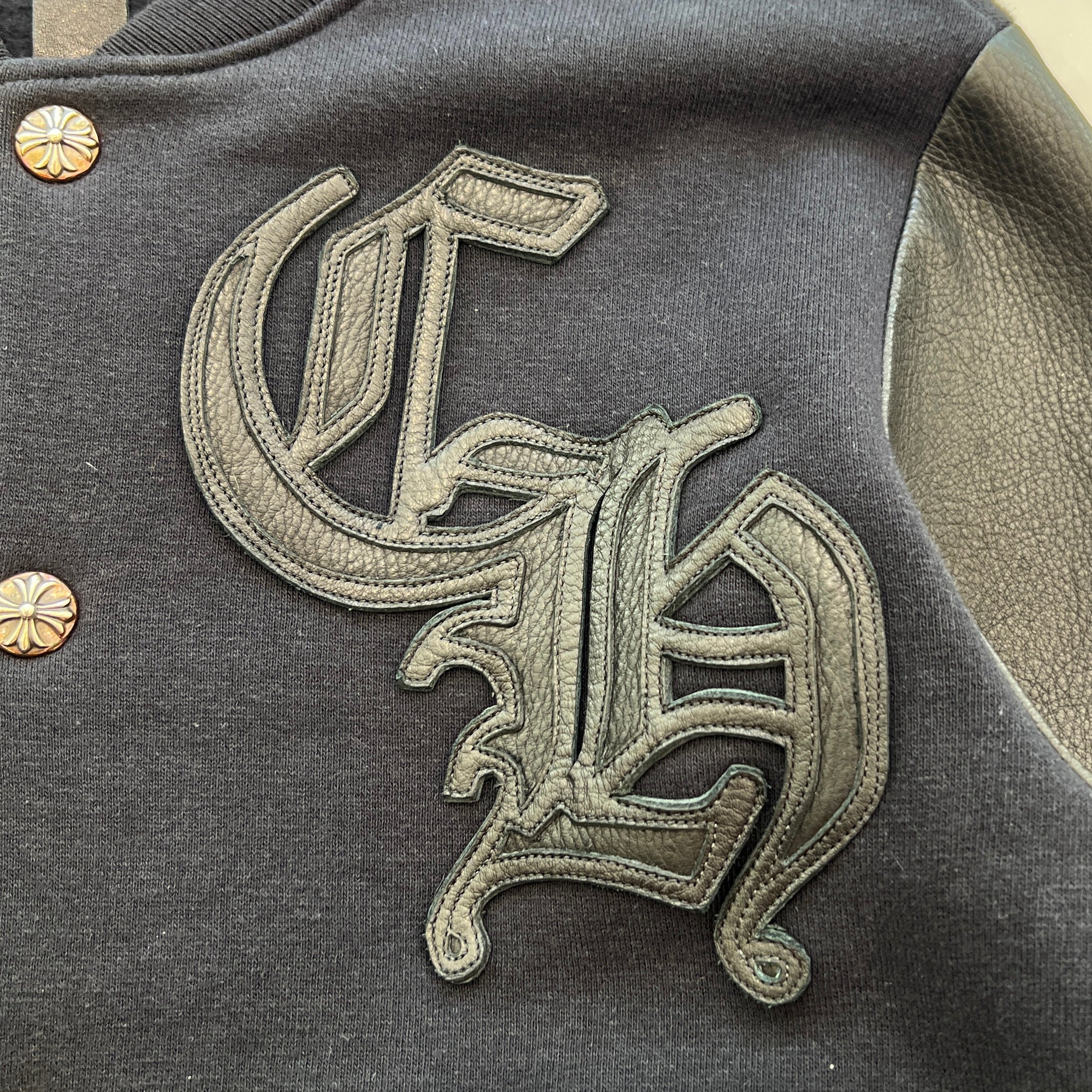 CHROME HEARTS LETTERMAN CH Patch Blouson Jacket Size L クロムハーツ レターマン CHパッチ ブルゾンジャケット サイズL