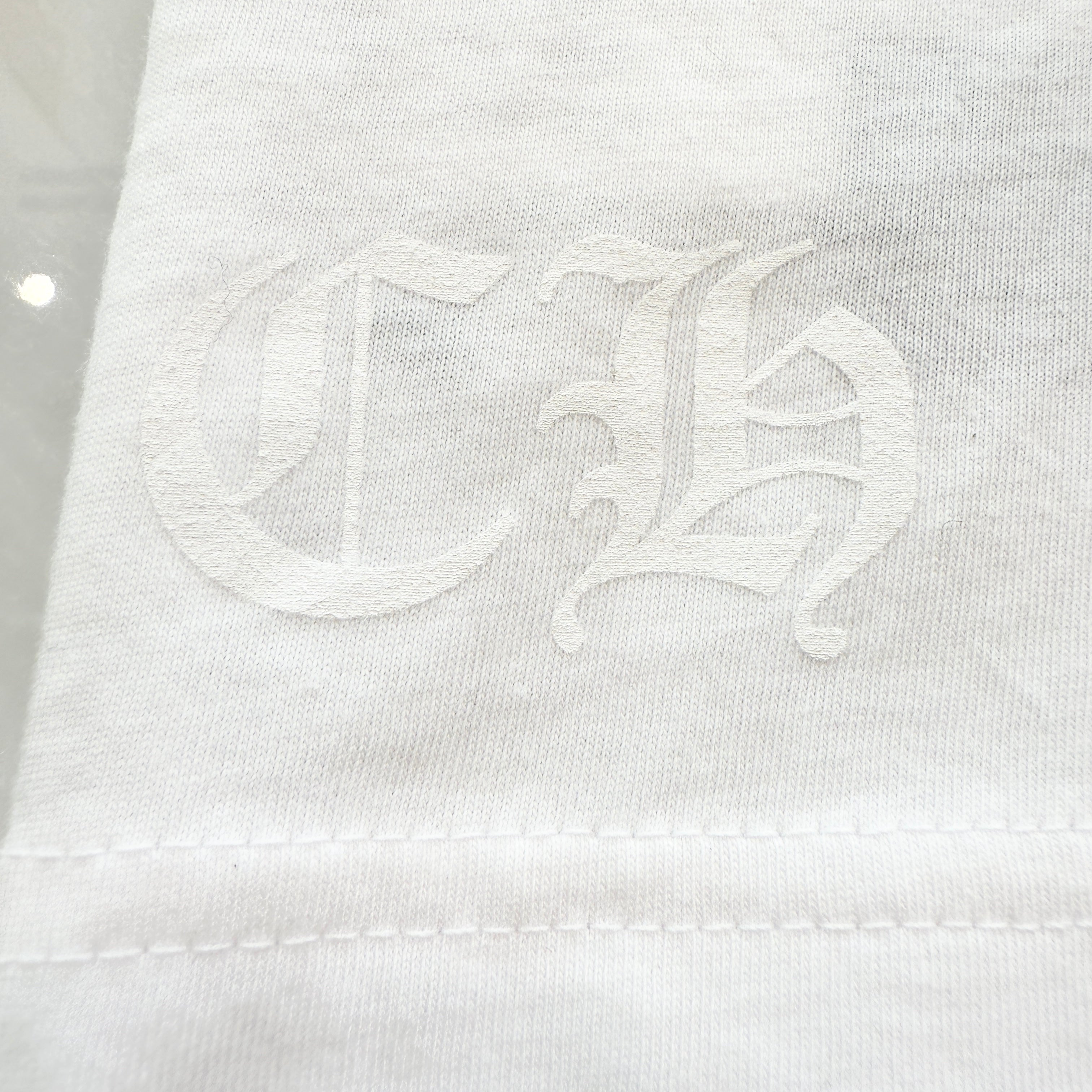 クロムハーツ バックロゴ TシャツMサイズ CHROME HEARTS クロムハーツ（原本無） 国内正規品 藍染め バック