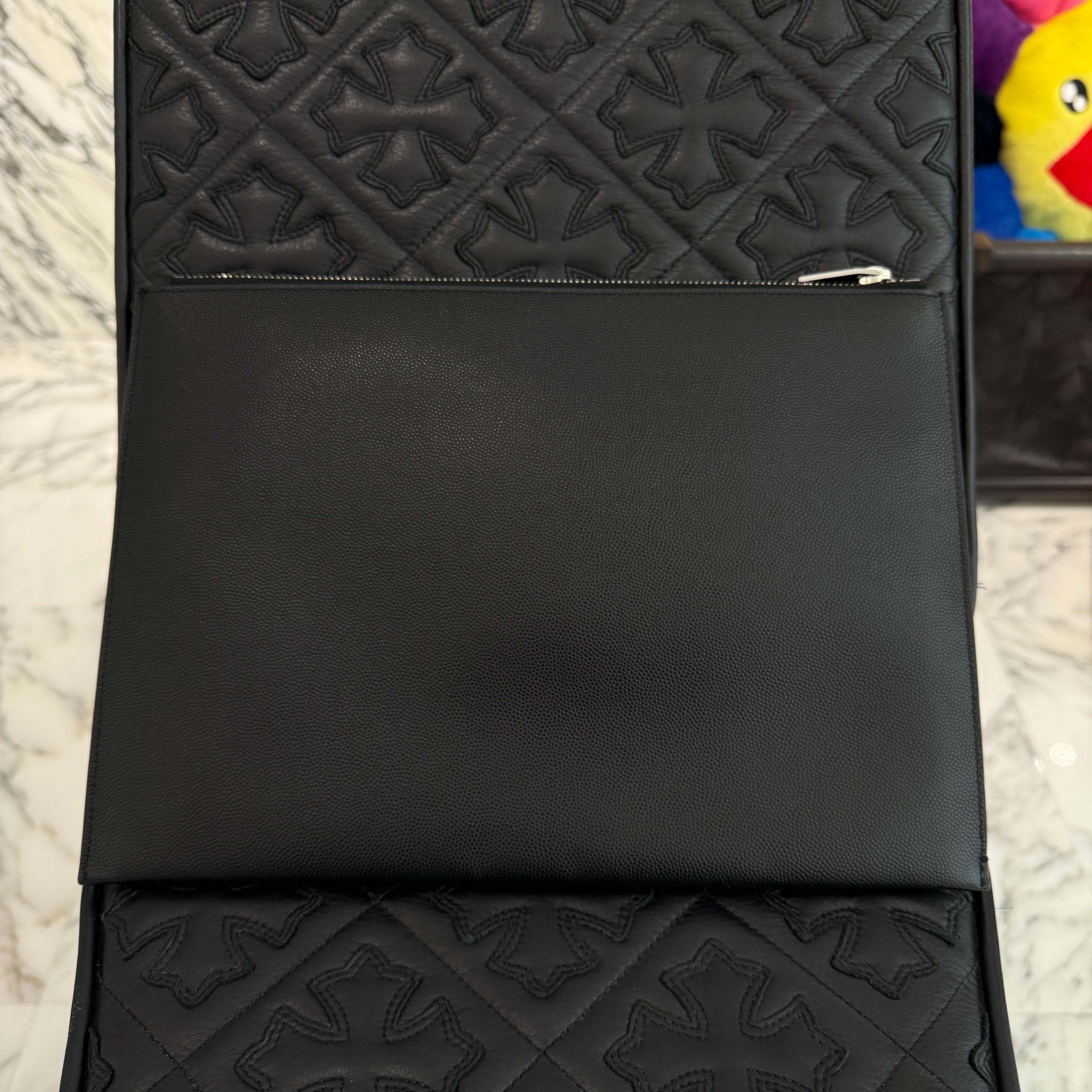 SAINT LAURENT PARIS Zip Leather Clutch Bag 3759500418 サンローランパリ ジップ レザー クラッチバッグ