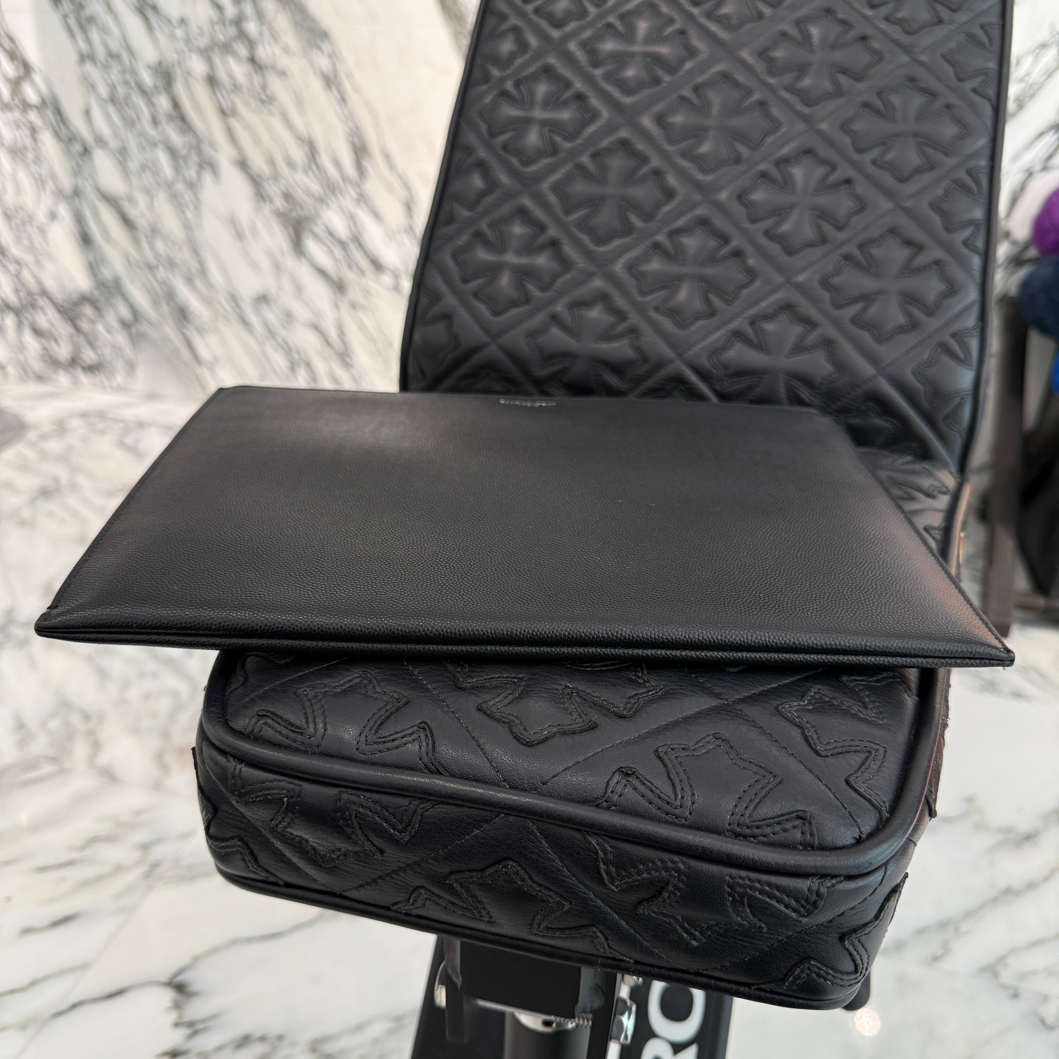 SAINT LAURENT PARIS Zip Leather Clutch Bag 3759500418 サンローランパリ ジップ レザー クラッチバッグ