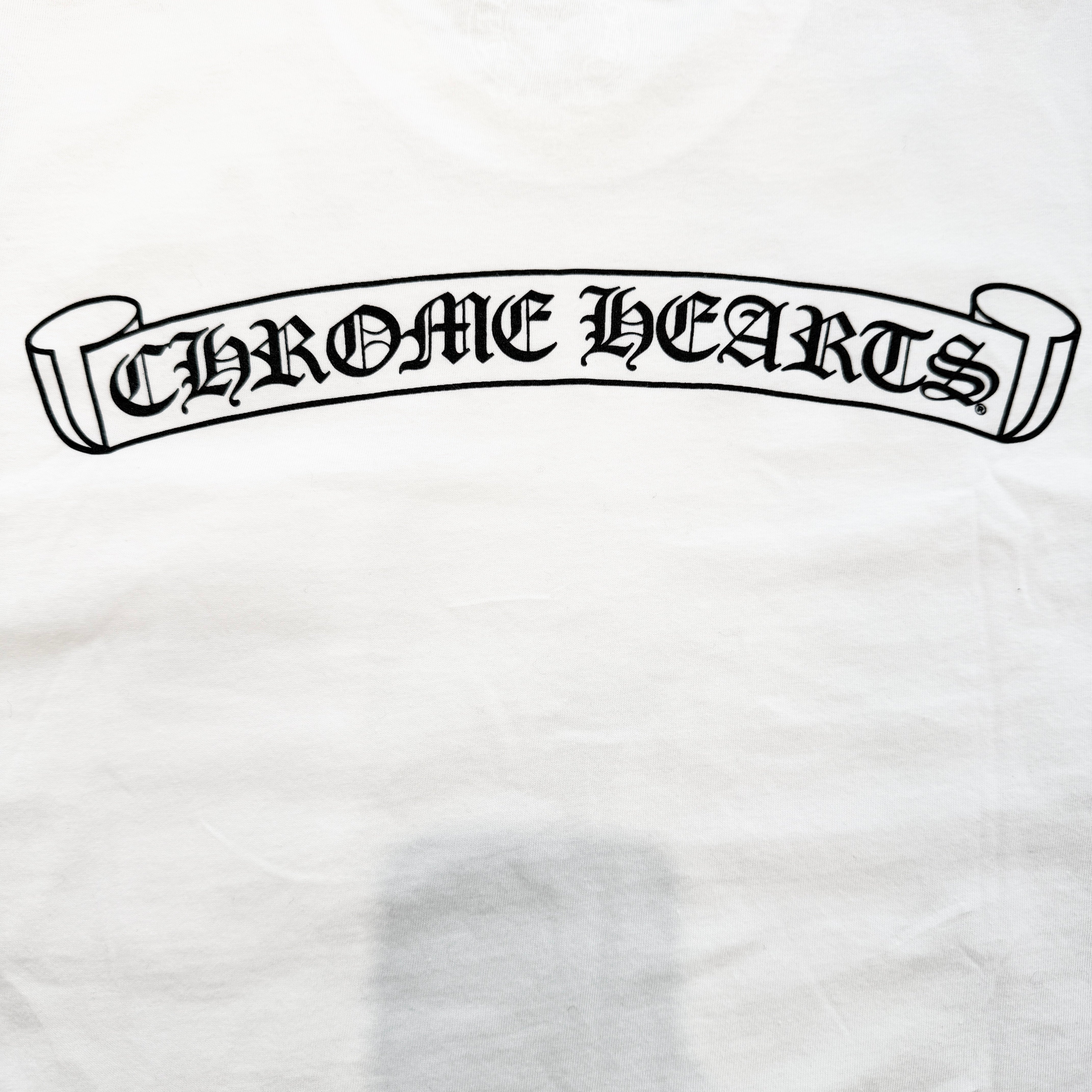 CHROME HEARTS Back Scroll Logo Tee Size XL クロムハーツ