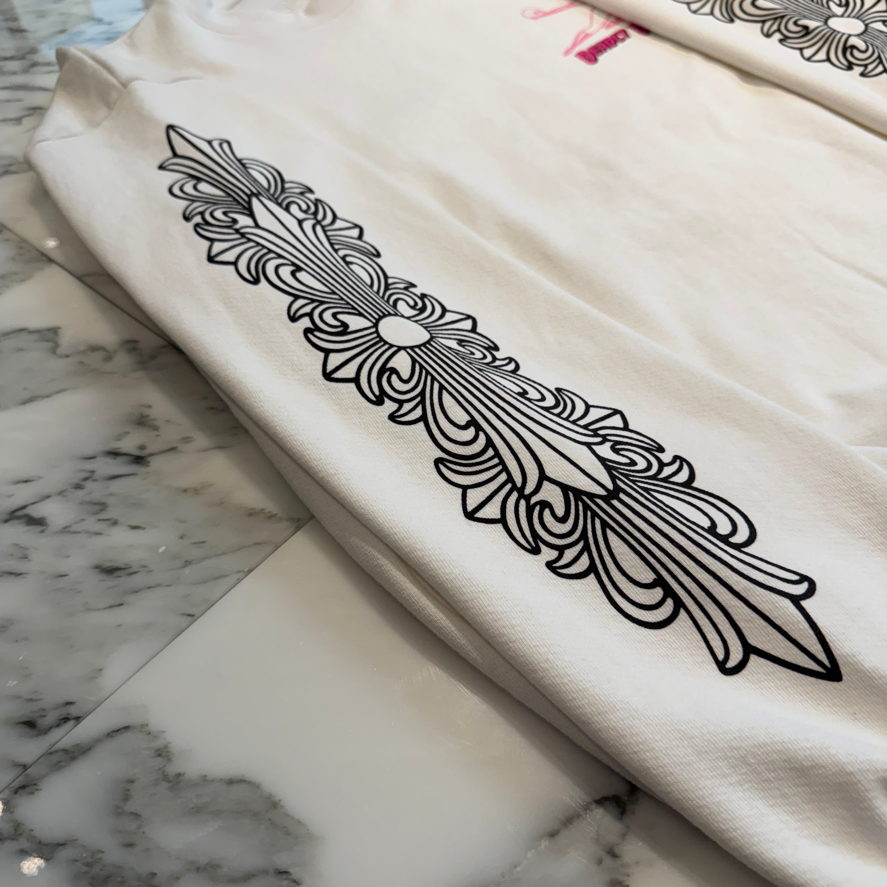 CHROME HEARTS × DEADLLY DOLL Crew Neck Sweat Shirt Size XL クロムハーツ × デッドリードール クルーネックスウェットシャツ サイズXL