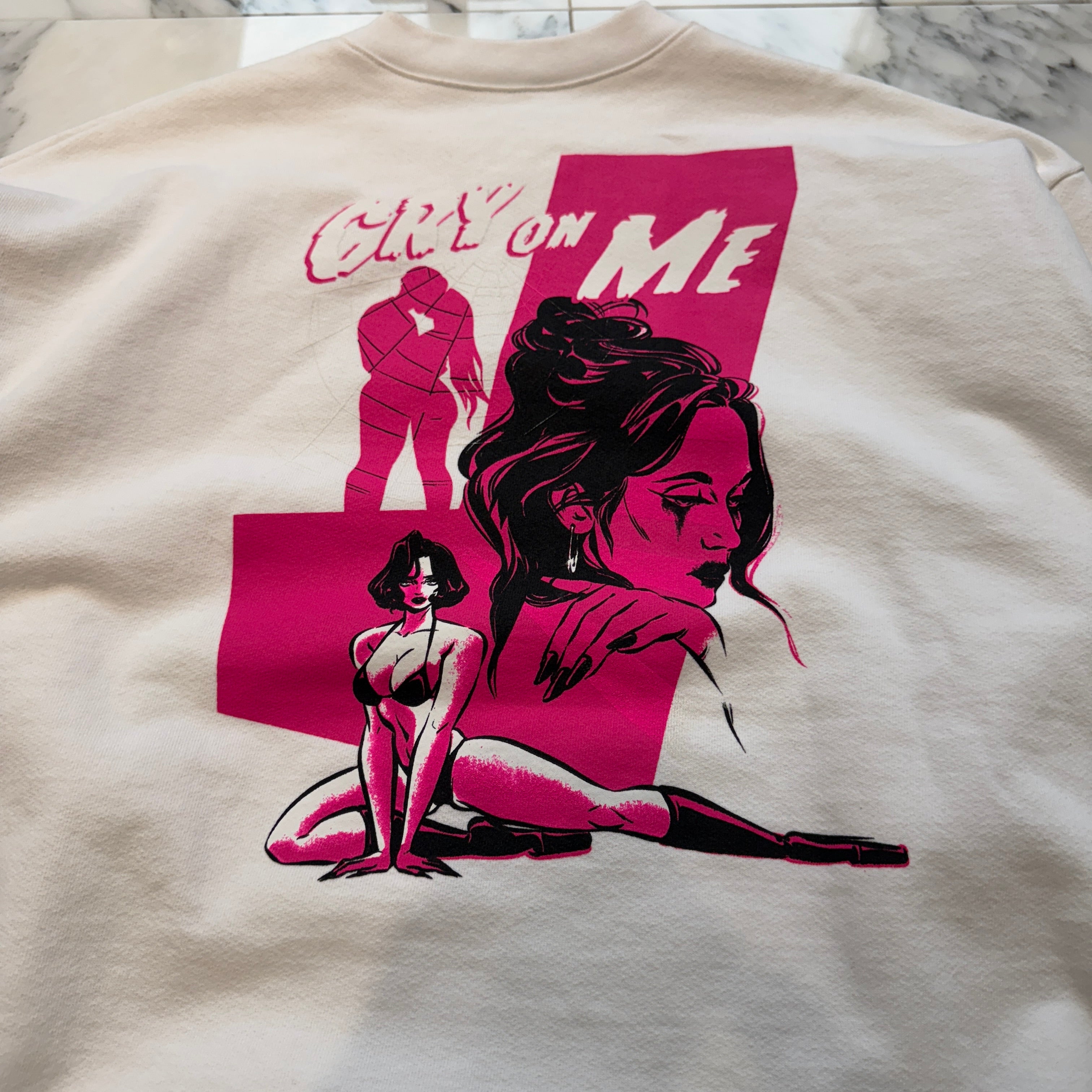 CHROME HEARTS × DEADLLY DOLL Crew Neck Sweat Shirt Size XL クロムハーツ × デッドリードール クルーネックスウェットシャツ サイズXL