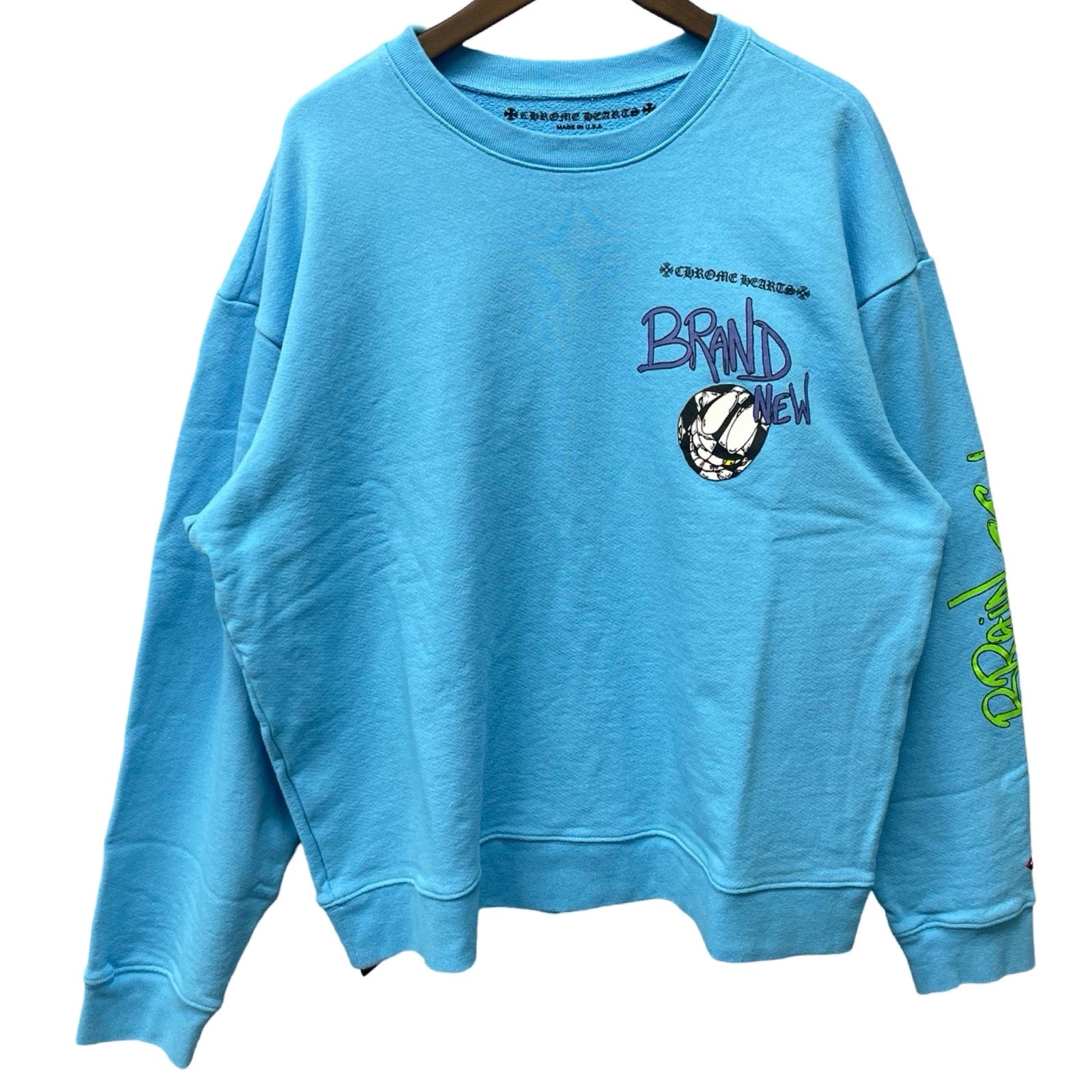 CHROME HEARTS×MATTY BOY 2024SS BRAIN NEW Sweatshirt Size XL