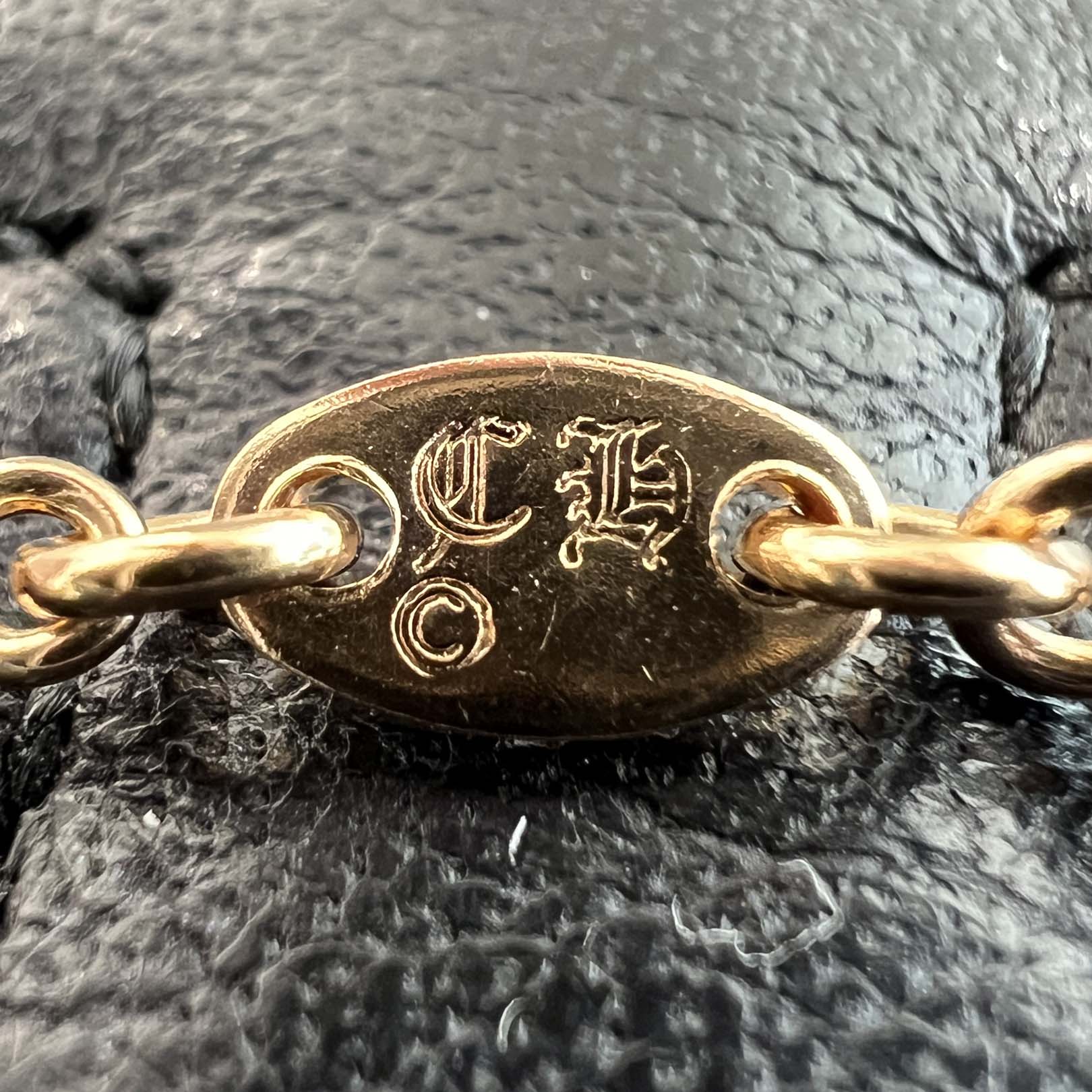 CHROME HEARTS 22K Twist Chain Necklace Size 18 Inch クロムハーツ 22K ツイストチェーン ネックレス サイズ18インチ