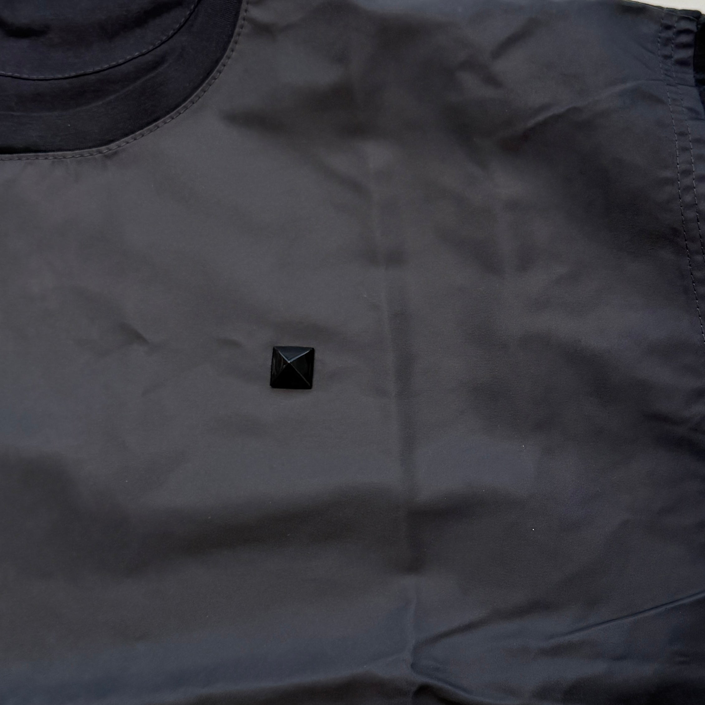 VALENTINO 2022SS Iconic Studded Panelled Shell Cotton Jersey Tee 1V0MG10J8Y2 size XL バレンティノ アイコニック スタッズパネルシェル コットンジャージーTシャツ サイズXL