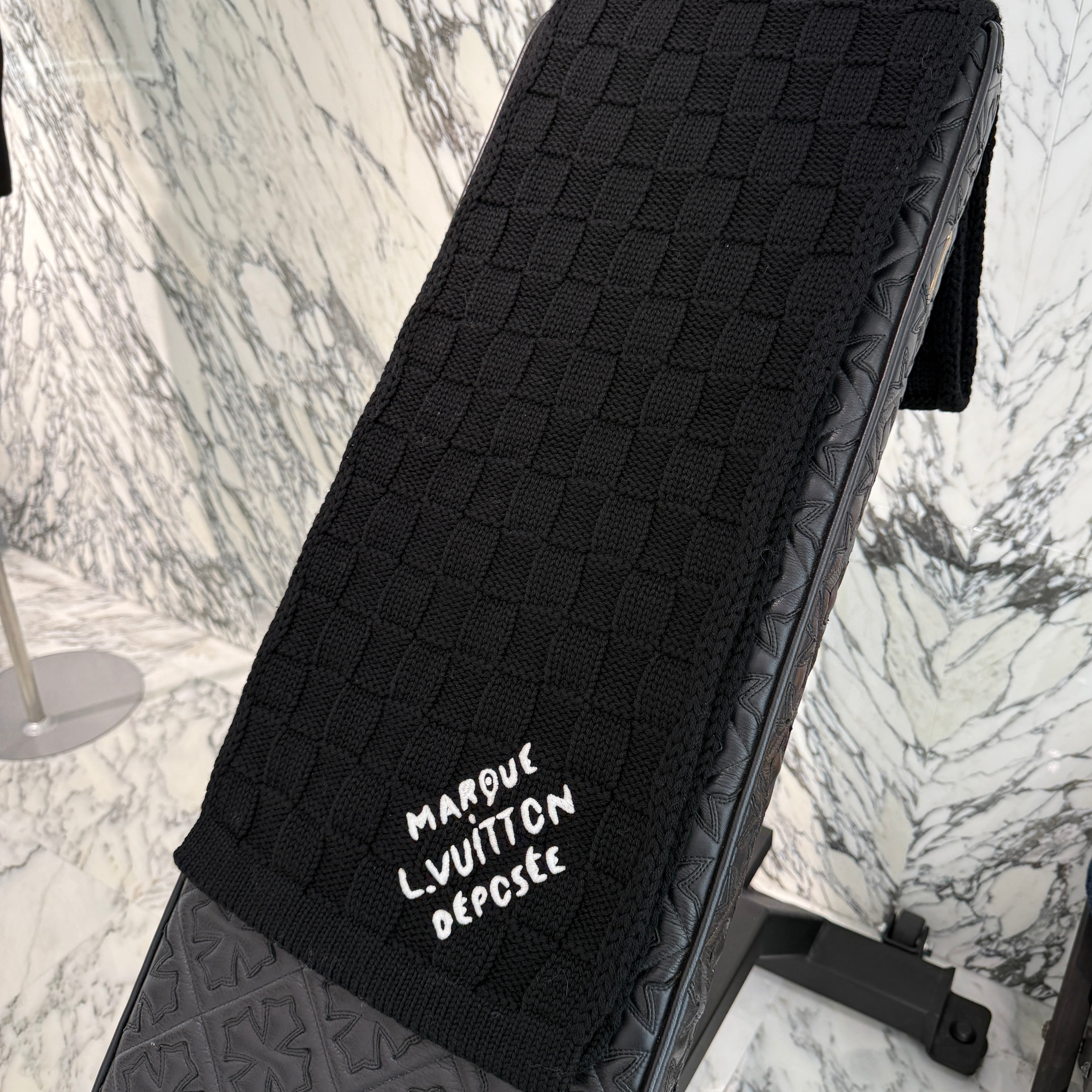 LOUIS VUITTON 2024AW LV Damier Heritage Snug Scarf M90841 ルイヴィトン LV ダミエ ヘリステージ スナッグ マフラー