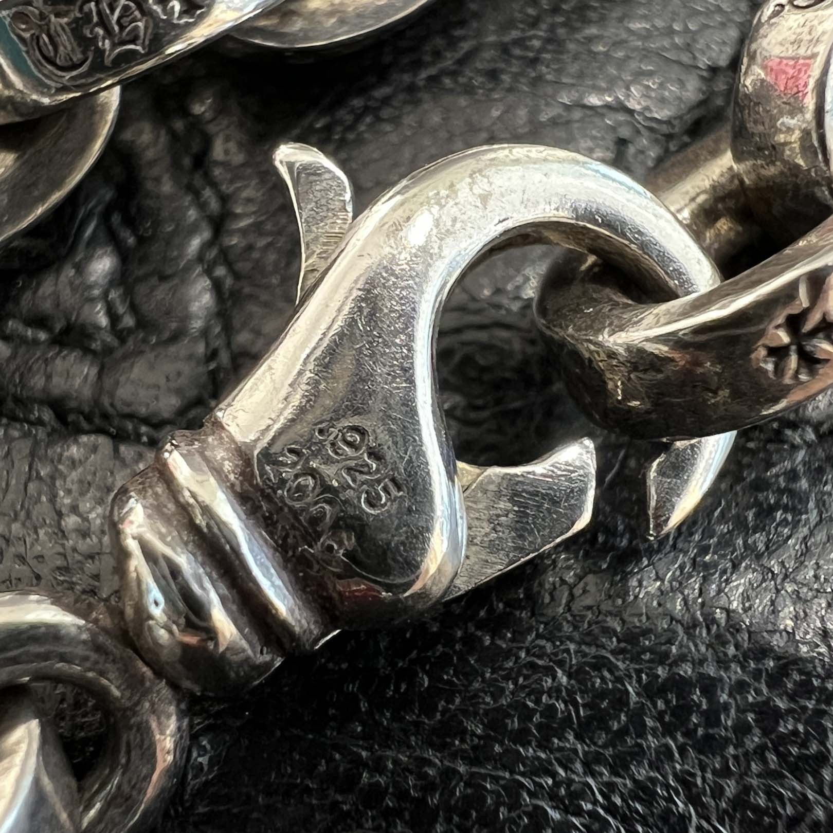 CHROME HEARTS Large Paper Chain Bracelet Size 7 Inch クロムハーツ ラージペーパーチェーン ブレスレット サイズ7インチ