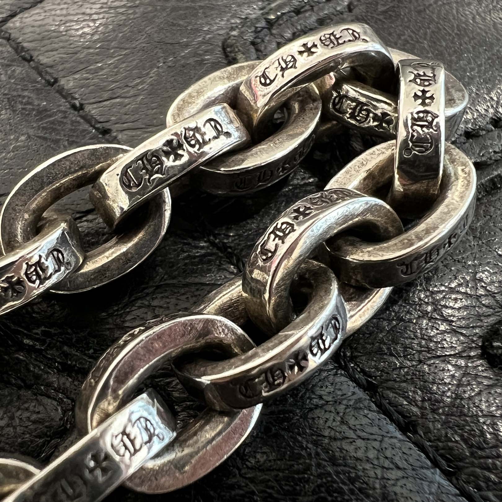 CHROME HEARTS Large Paper Chain Bracelet Size 7 Inch クロムハーツ