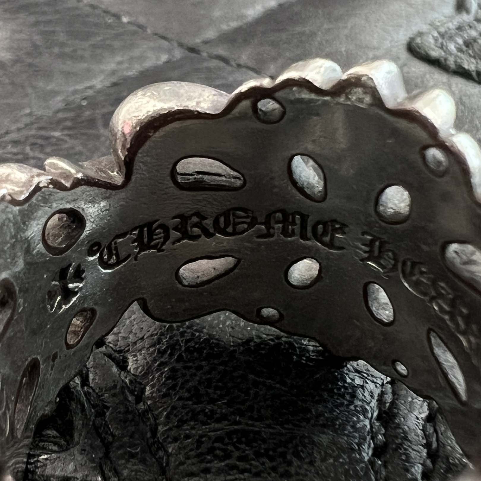 CHROME HEARTS DBL FLRL CRS Ring Size 20号 クロムハーツ ダブルフローラルクロス リング シルバー925 サイズ20号