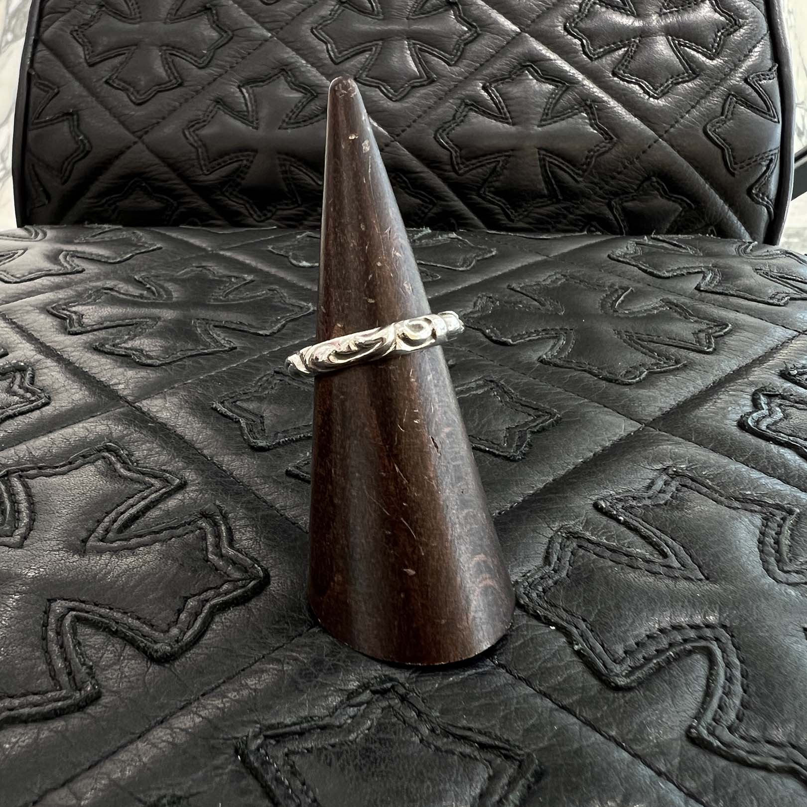 CHROME HEARTS Scroll Band Ring Size 16.5号 クロムハーツ スクロールバンド リング サイズ16.5号