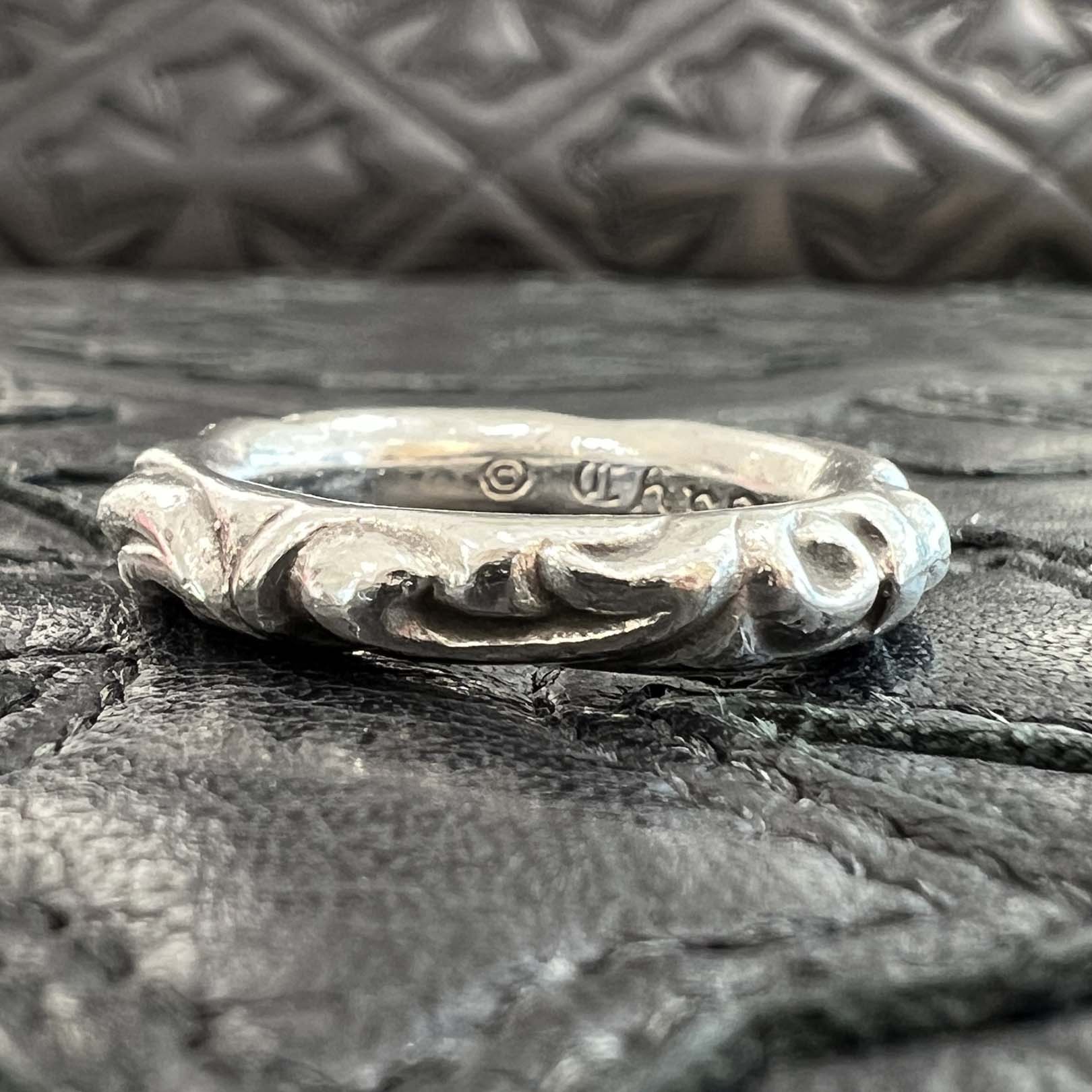 CHROME HEARTS Scroll Band Ring Size 16.5号 クロムハーツ スクロールバンド リング サイズ16.5号