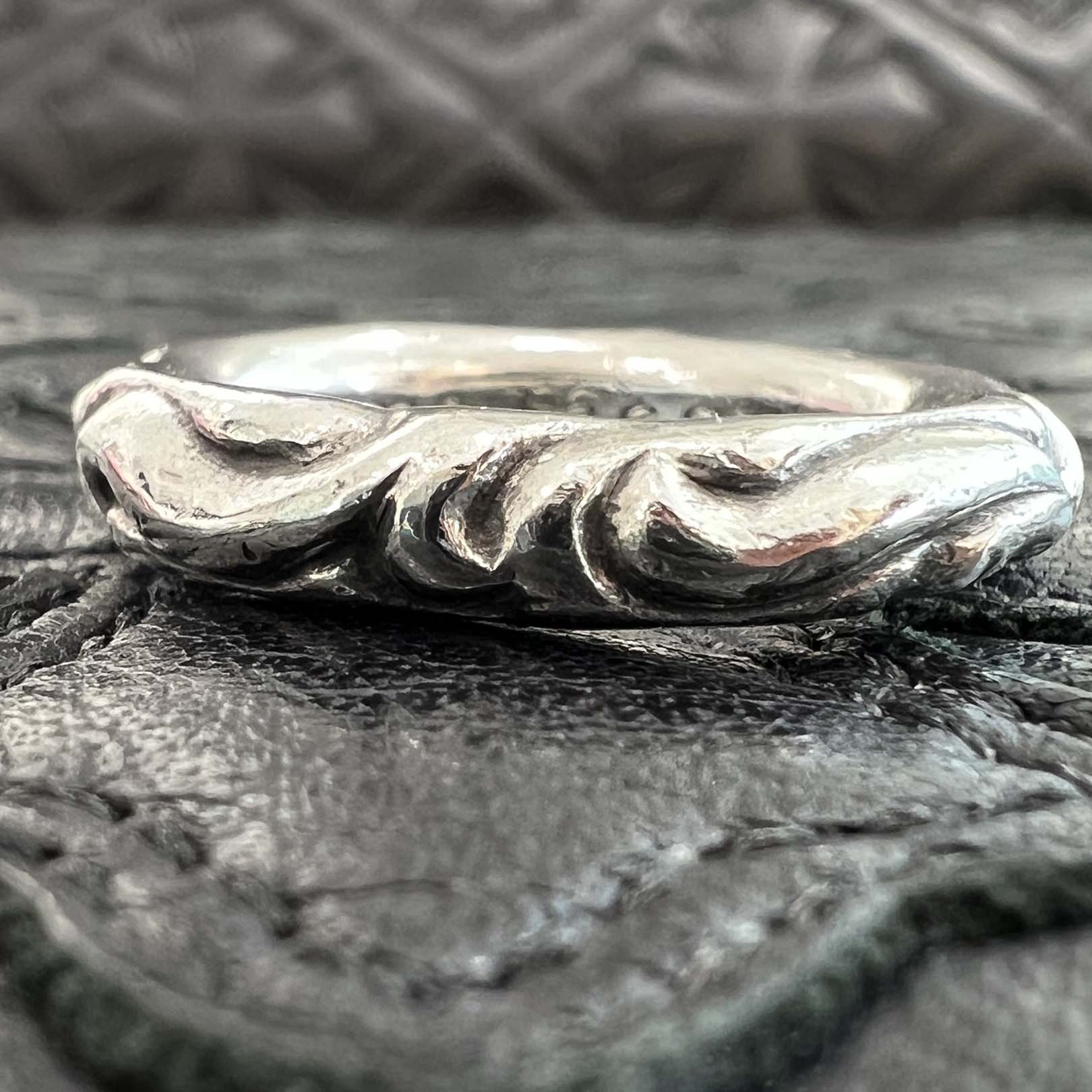 CHROME HEARTS Scroll Band Ring Size 16.5号 クロムハーツ スクロールバンド リング サイズ16.5号