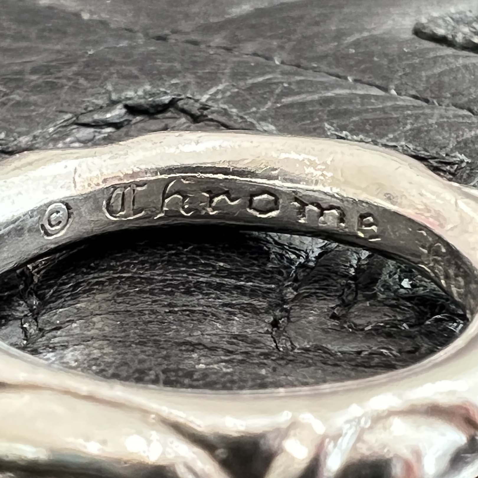 CHROME HEARTS Scroll Band Ring Size 16.5号 クロムハーツ スクロールバンド リング サイズ16.5号