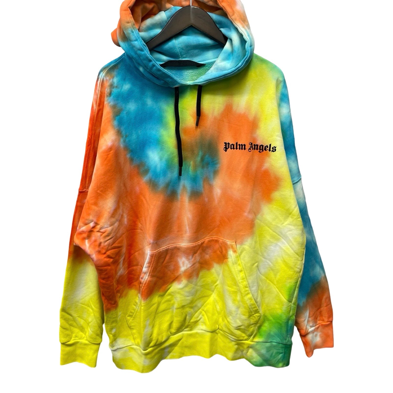 Palm Angels 2023SS Tie Dye New Basic Hoodie PMBB036R20441006 Size L