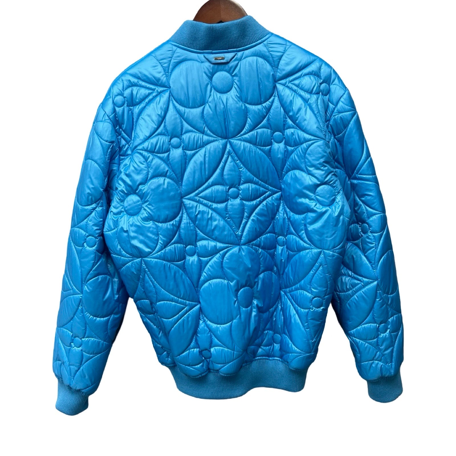 LOUIS VUITTON 2021AW Monogram Flower Quilting Blouson 1A9FOC Size 48