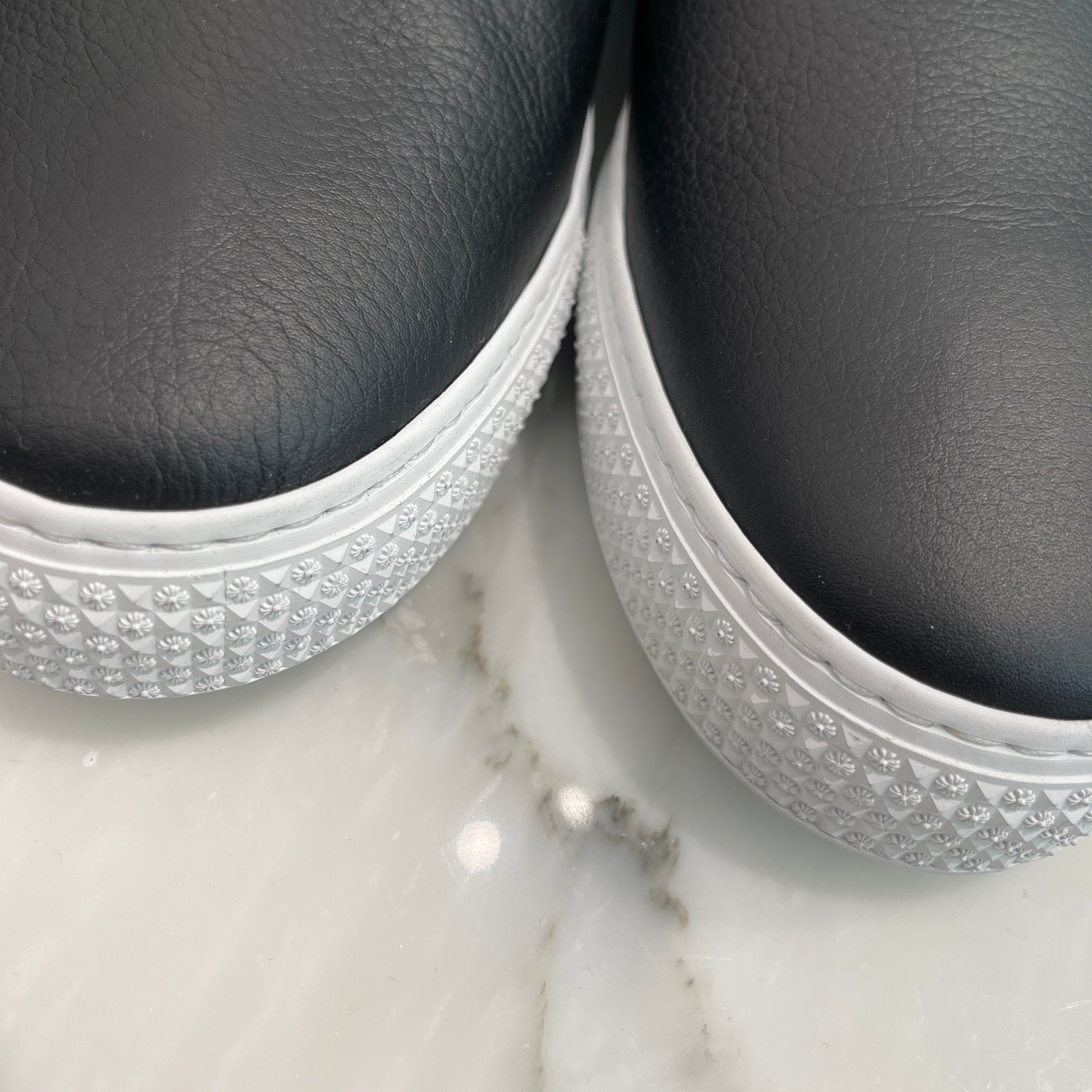 CHROME HEARTS CH Plus Leather Patch Dagger Slip On Size 41 クロムハーツ CHプラス レザーパッチ ダガー スリッポン サイズ41