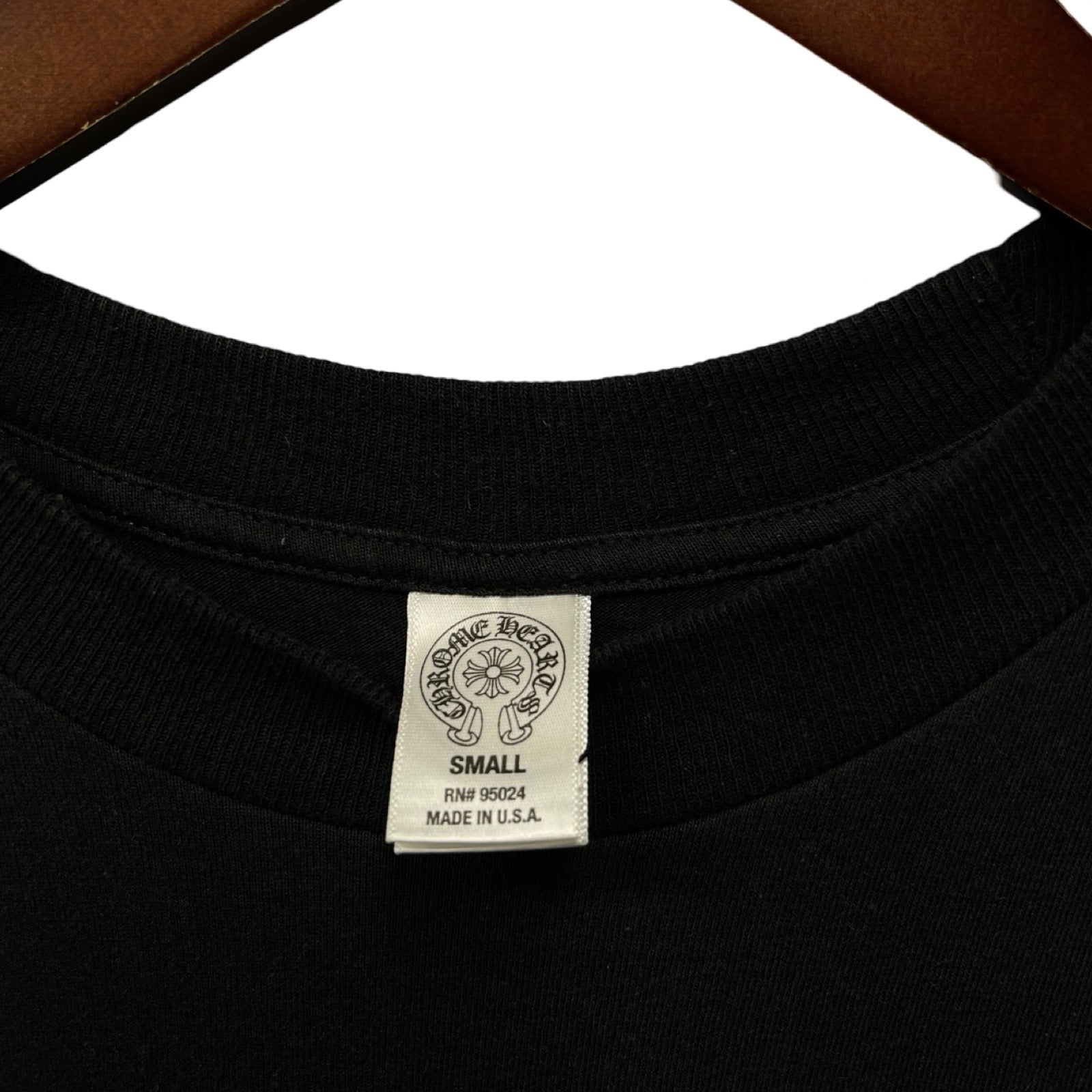 CHROME HEARTS American Flag Scroll Logo Tee Size S