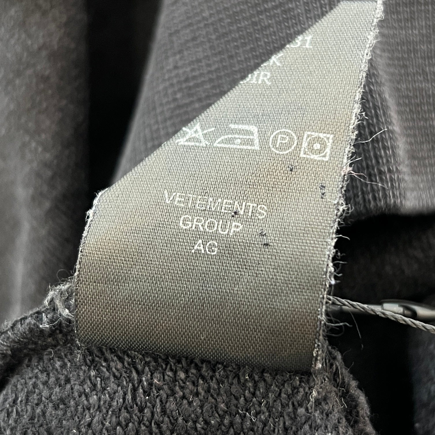 VETEMENTS 2018AW Baseball Logo Embroidered Sweatshirt MAH18TR31 Size XS ヴェトモン ベースボールロゴエンブロイダリースウェット サイズXS