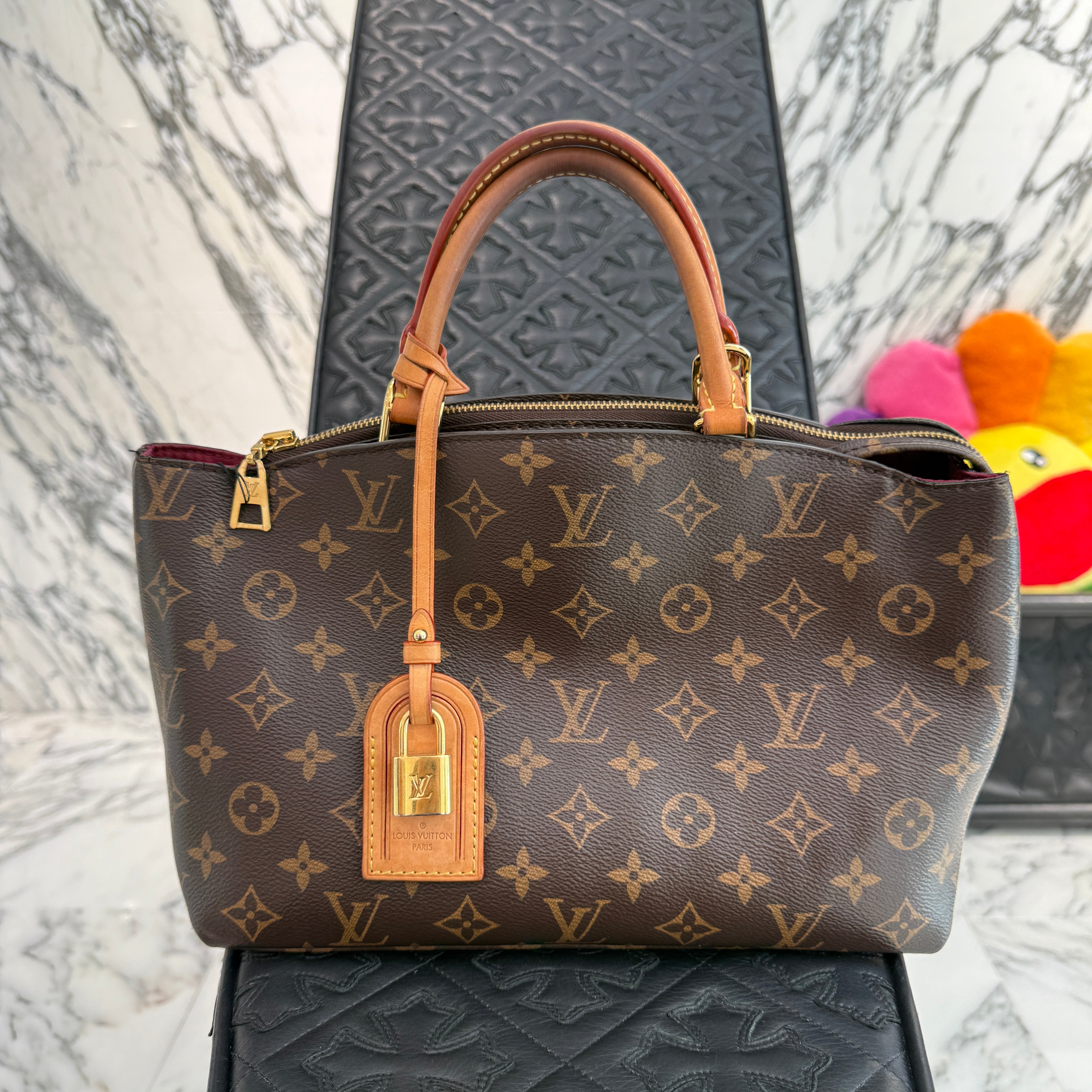 LOUIS VUITTON 2021AW Monogram Petit Palais PM Hand Bag M45900 ルイヴィトン モノグラム プティ パレPM ハンドバッグ