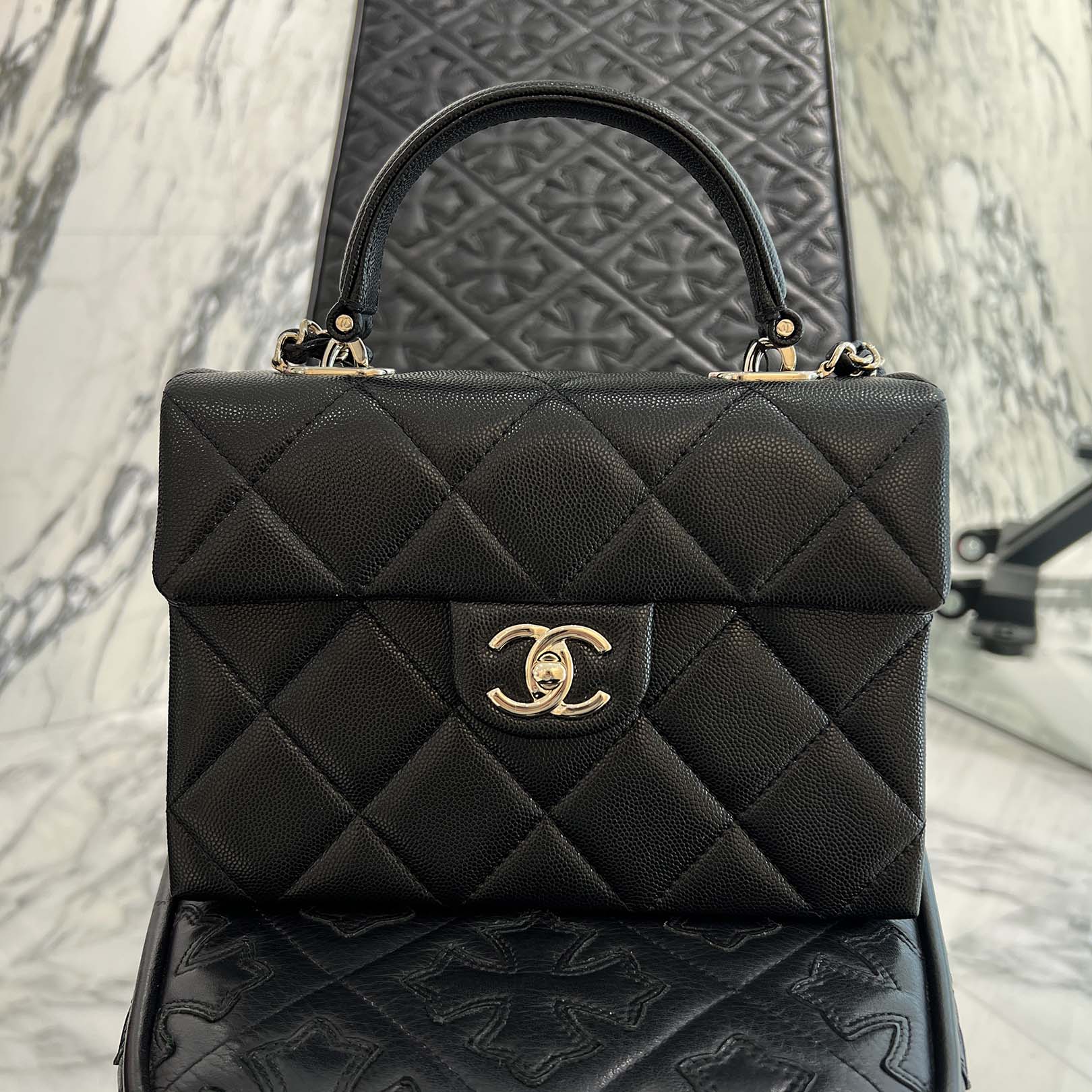 CHANEL 2024SS Small Top Handle Flap Bag シャネル スモール トップハンドルフラップバッグ