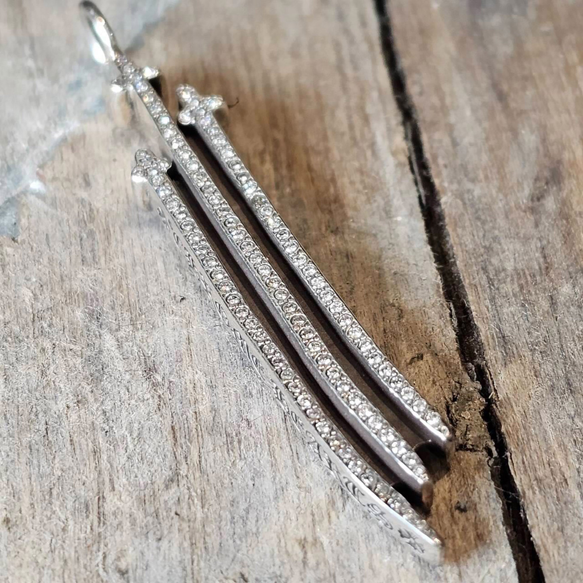 CHROME HEARTS RS3 Cross Pave Diamond Pendant Top クロムハーツ RS3 クロス パヴェダイヤモンド ペンダントトップ