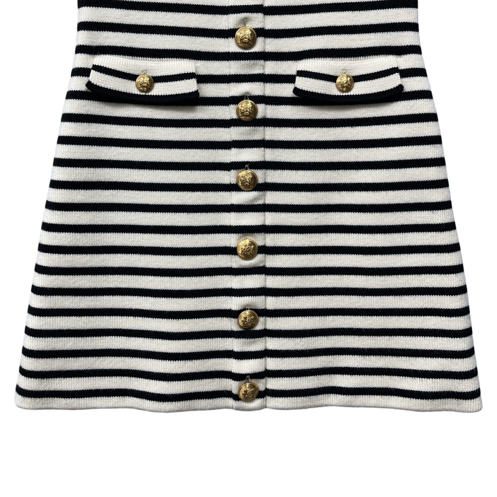 CELINE 2023SS Mariniere Striped Bustier Dress 2AI48212L.01CB Size M