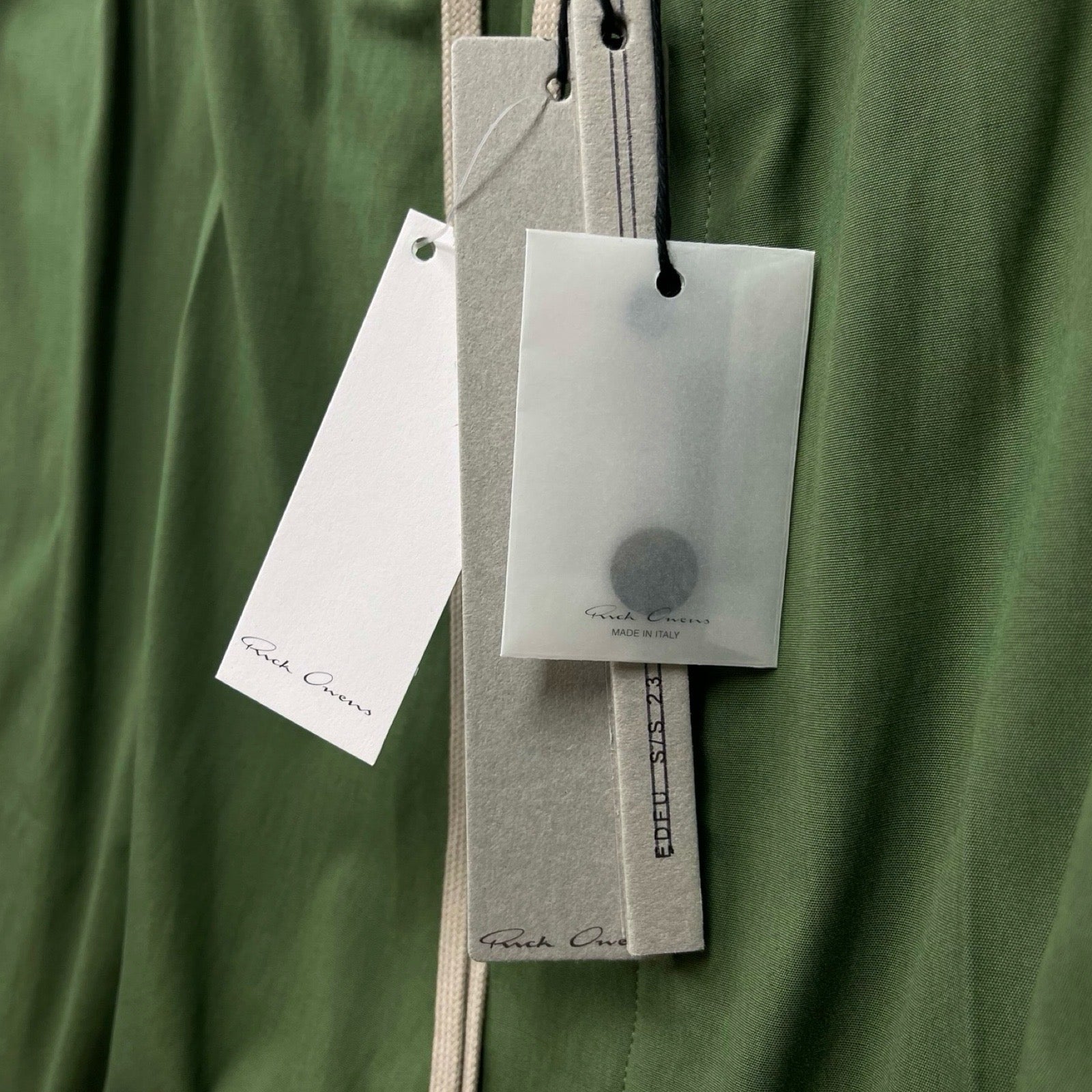 Rick Owens 2023SS Ricks Pods RU01C4384-TE Size 48