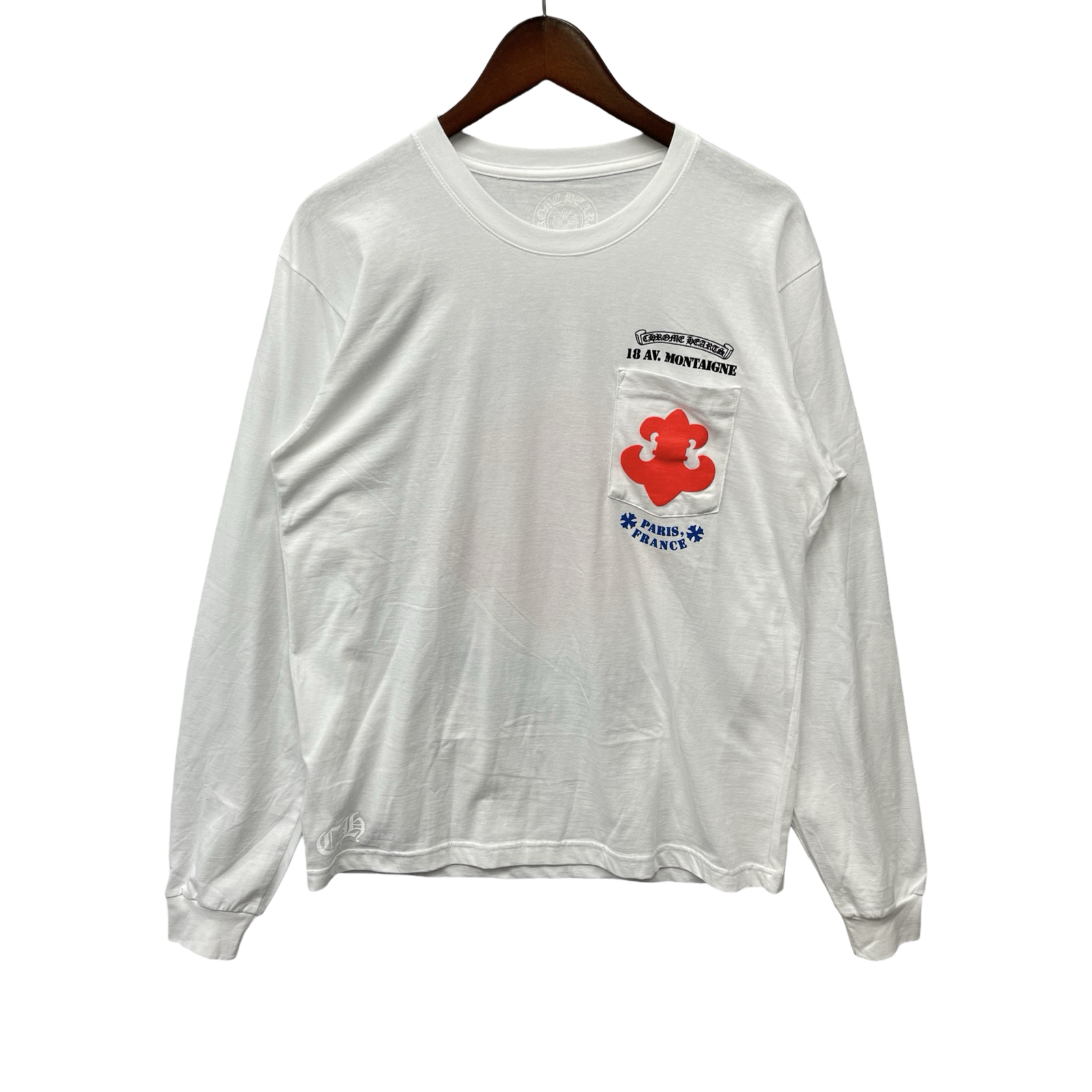 CHROME HEARTS Paris 18 AV. Montaigne Long Sleeve Tee Size L