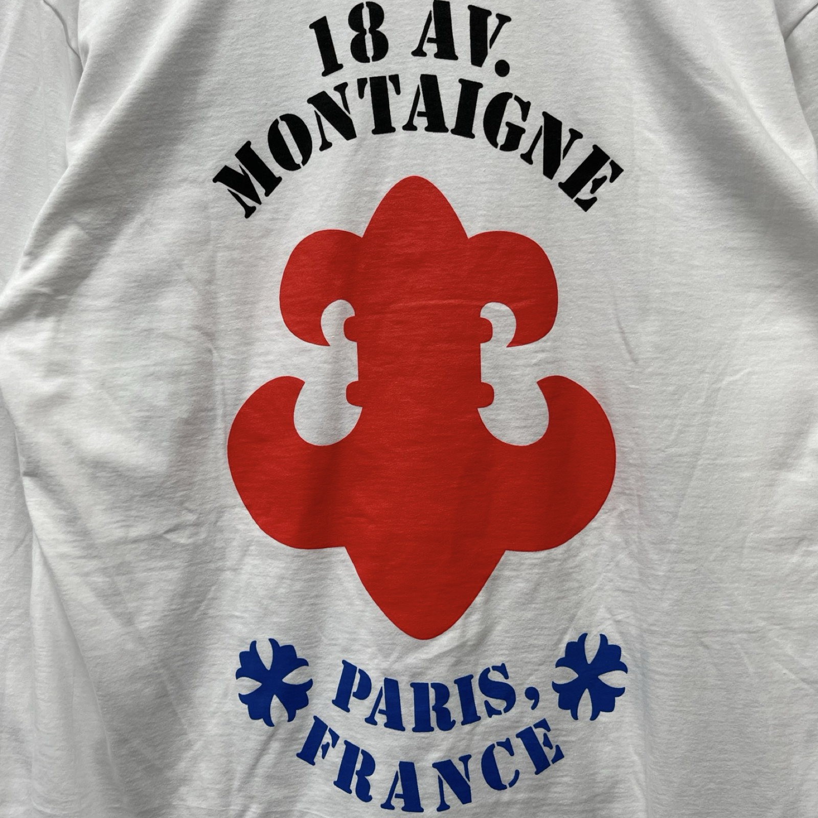 CHROME HEARTS Paris 18 AV. Montaigne Long Sleeve Tee Size L