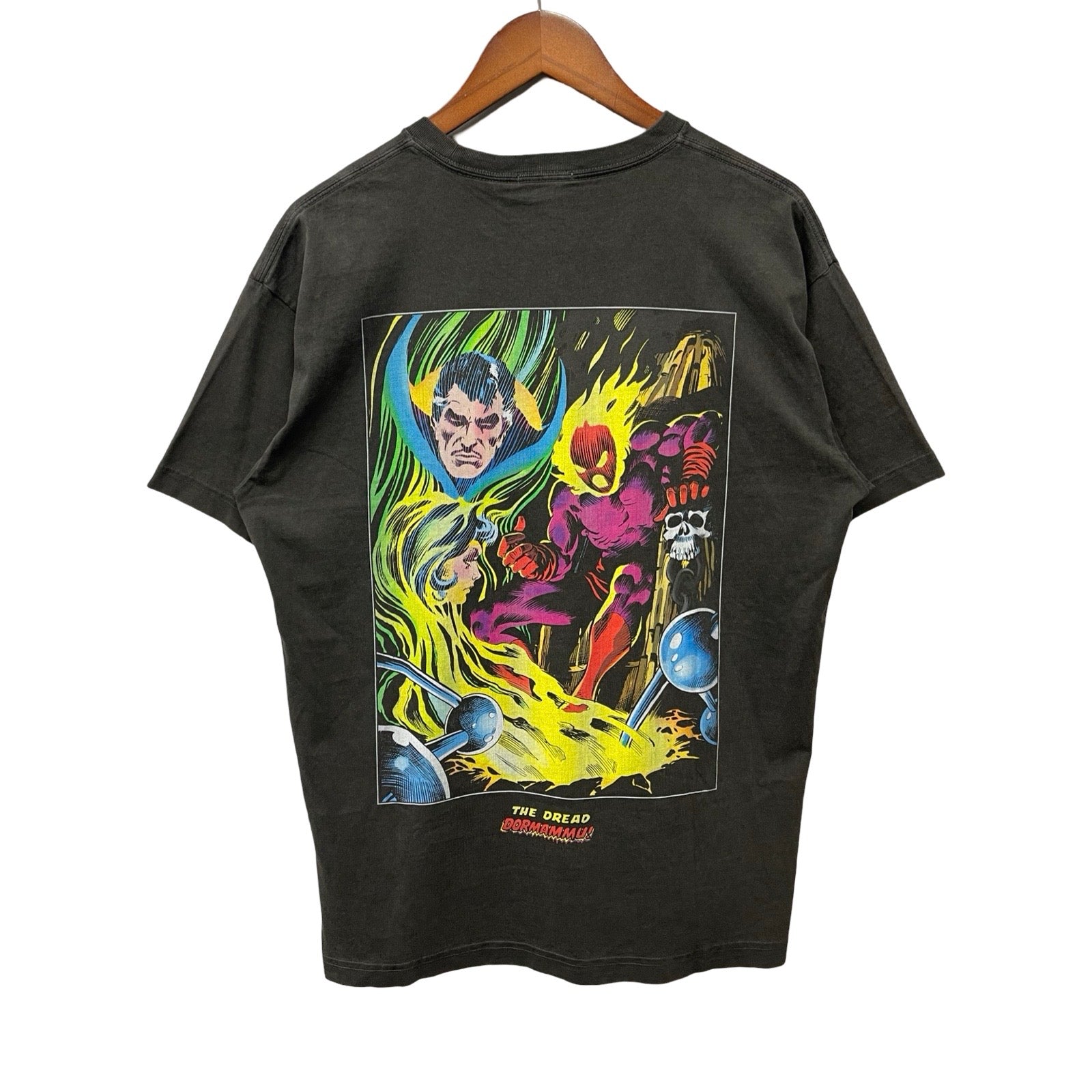 KITH × MARVEL 2024SS "The Dread Dormammu" Vintage T-Shirt KHM032502 Size M