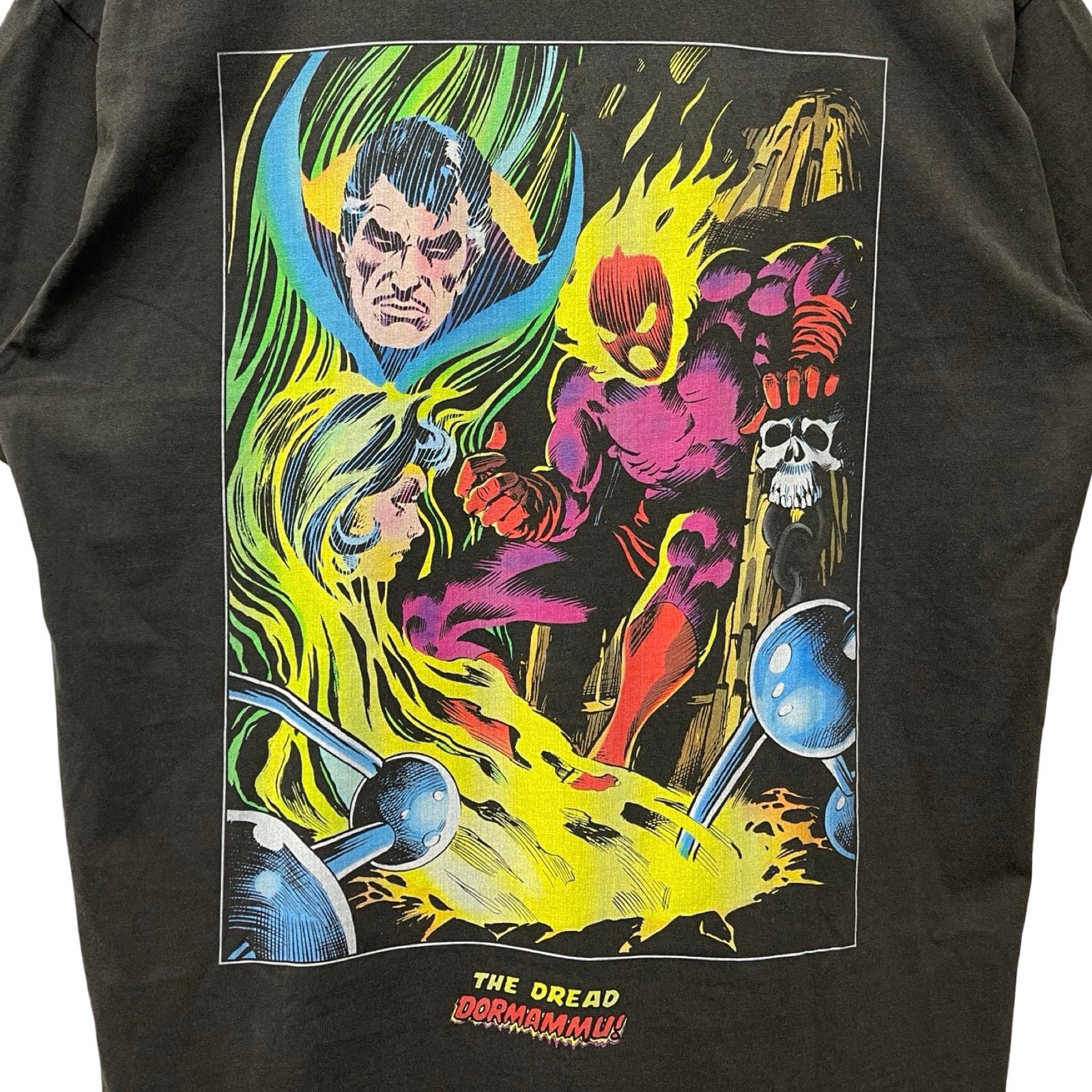 KITH × MARVEL 2024SS "The Dread Dormammu" Vintage T-Shirt KHM032502 Size M