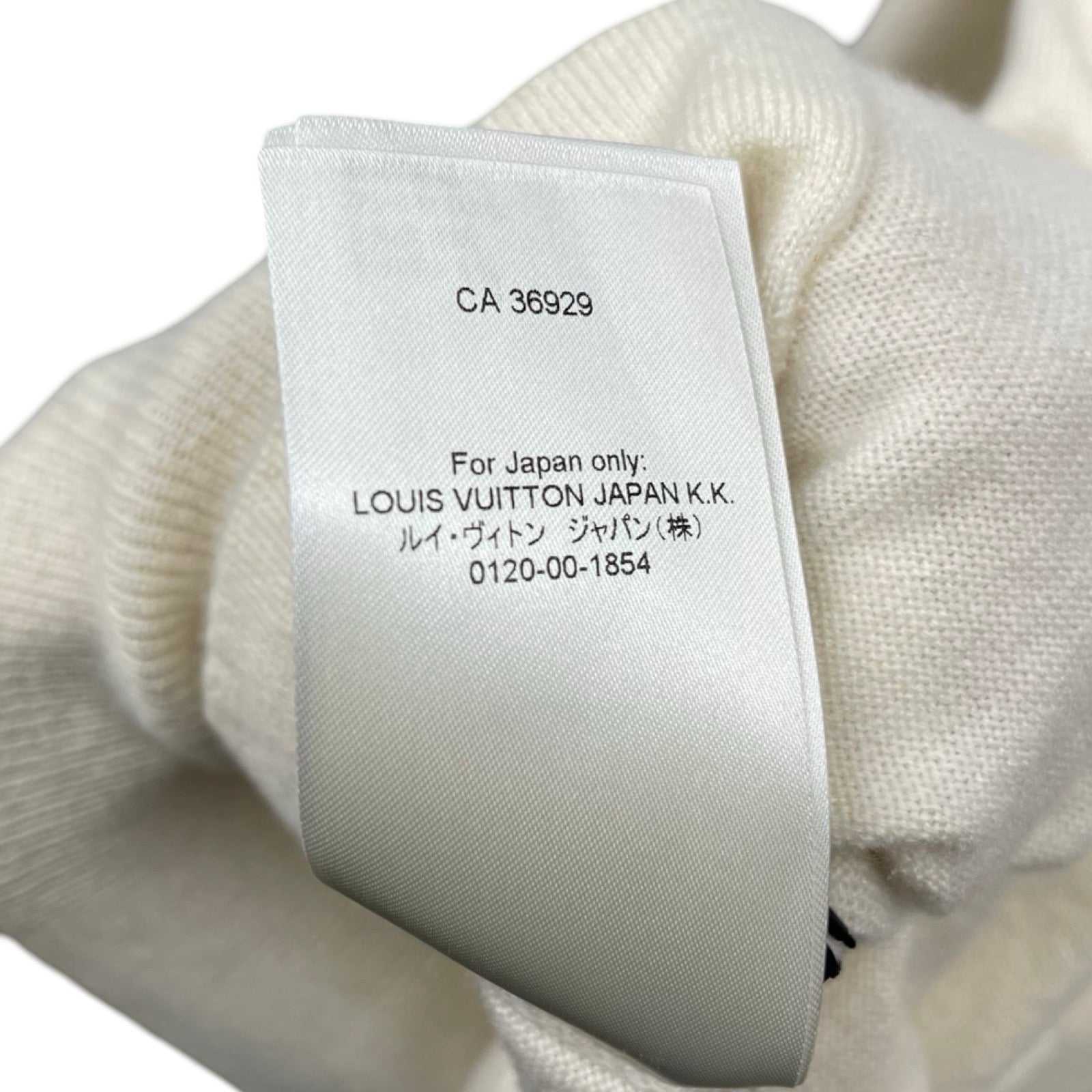 LOUIS VUITTON 2022SS LVSE LV Embossed Cashmere Hoodie 1A9FQB Size L