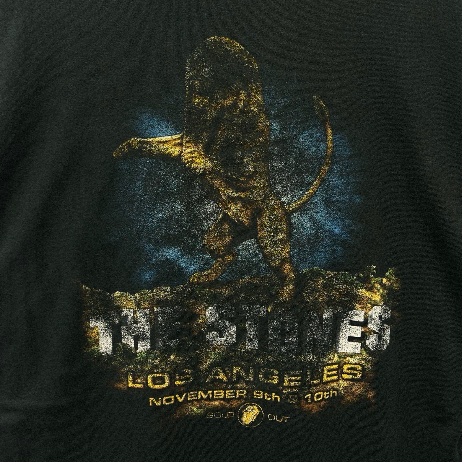 Vintage 90's The Rolling Stones 97-98 Music Tour Tee Bridges To Babylon S/S Tee Size L