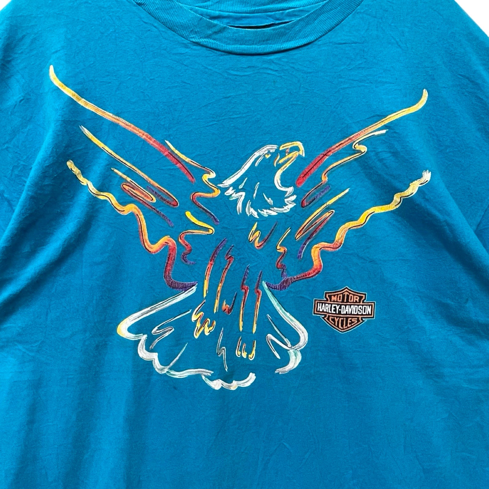 Vintage 90's Harley-Davidson "BLUD'S" Evansville 1959 S/S Tee Size XXL