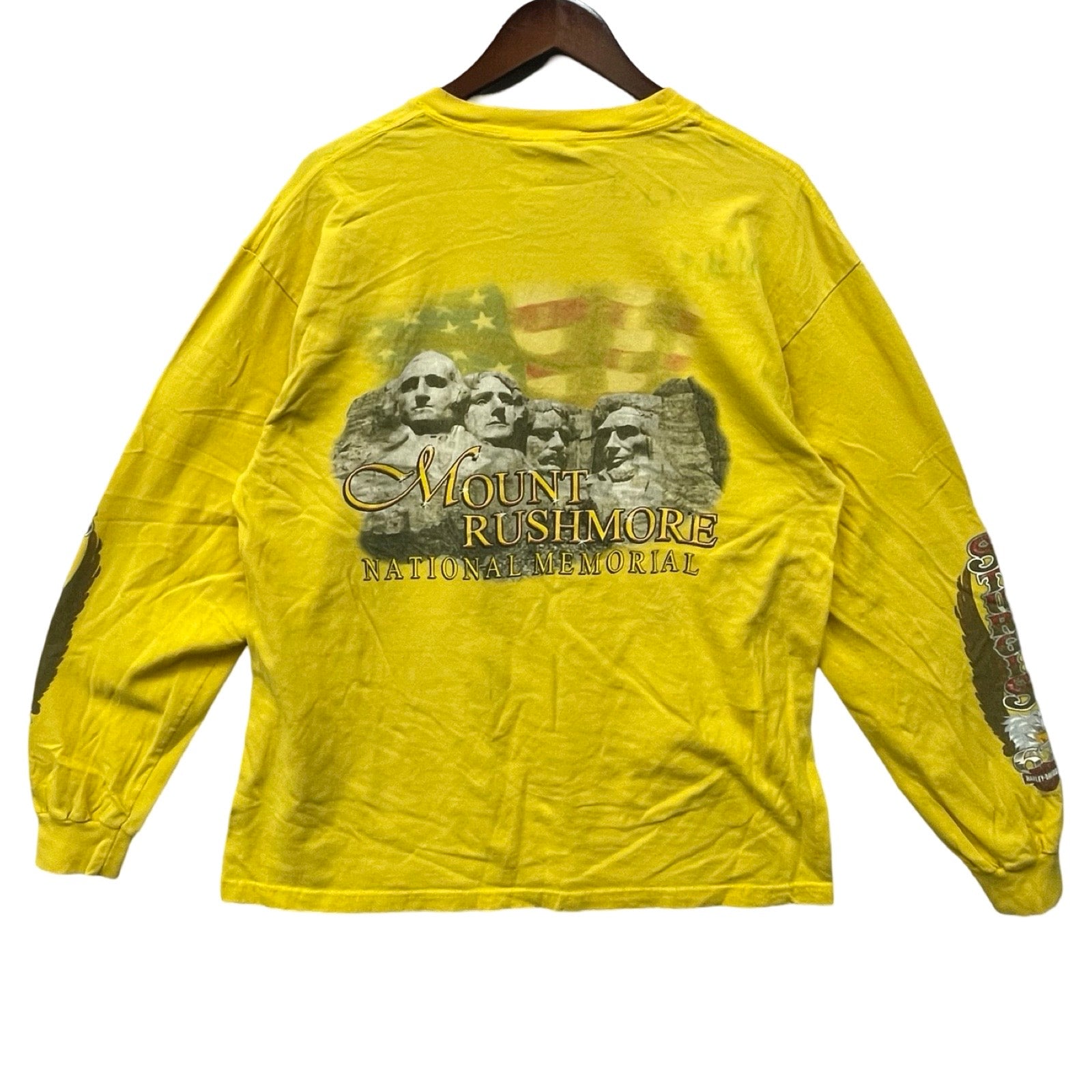 Vintage 00's Harley-Davidson "STURGIS" A Legend Never Dies 2007 L/S Tee Size L