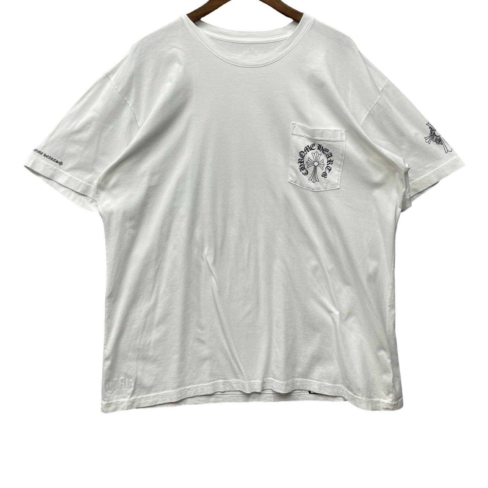 CHROME HEARTS Back Cross Horseshoe Tee Size XXL