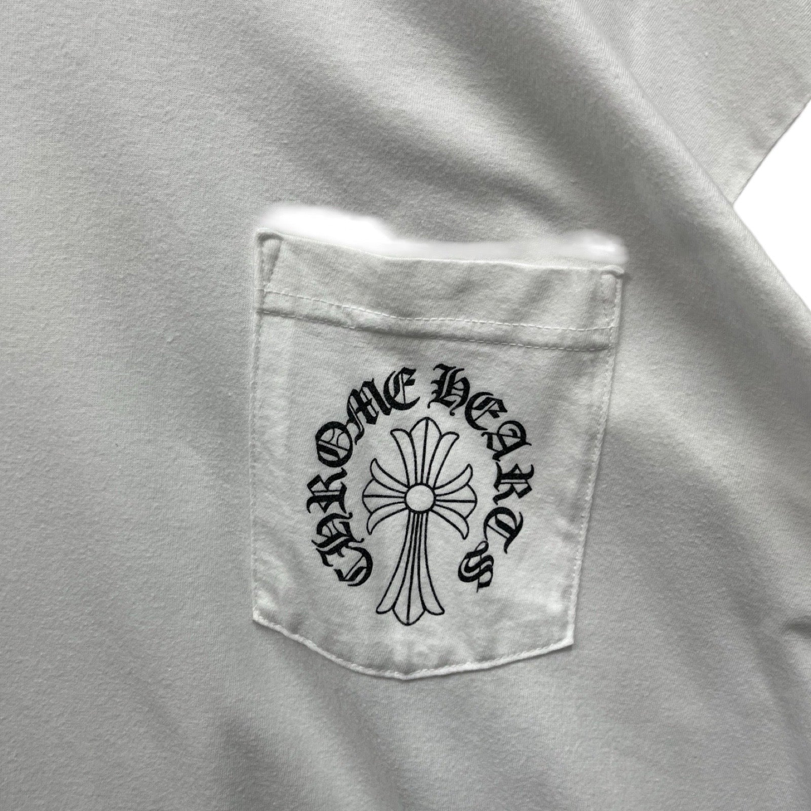 CHROME HEARTS Back Cross Horseshoe Tee Size XXL