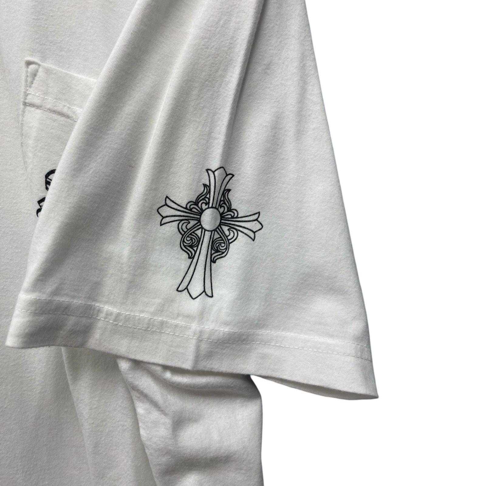 CHROME HEARTS Back Cross Horseshoe Tee Size XXL
