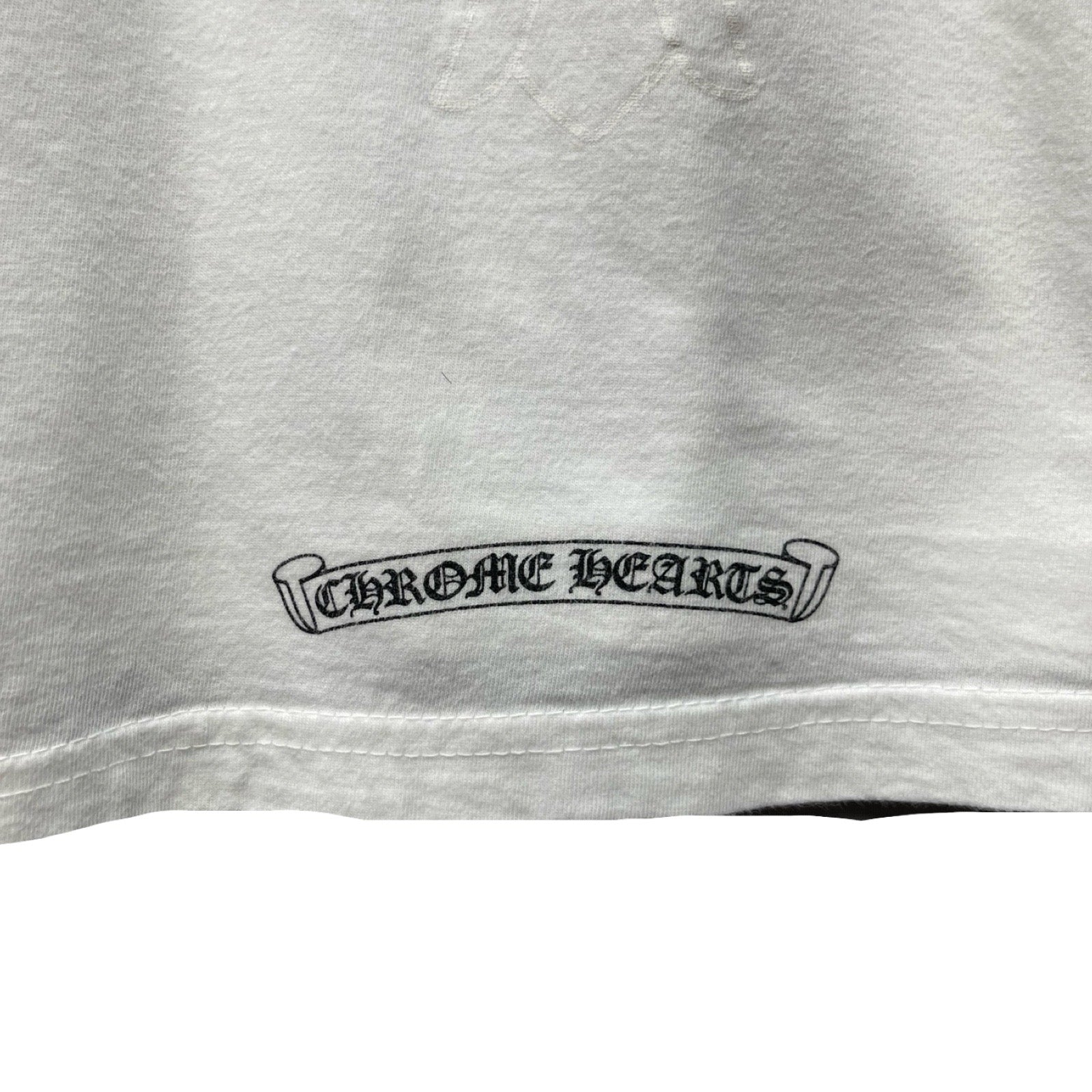 CHROME HEARTS Back Cross Horseshoe Tee Size XXL