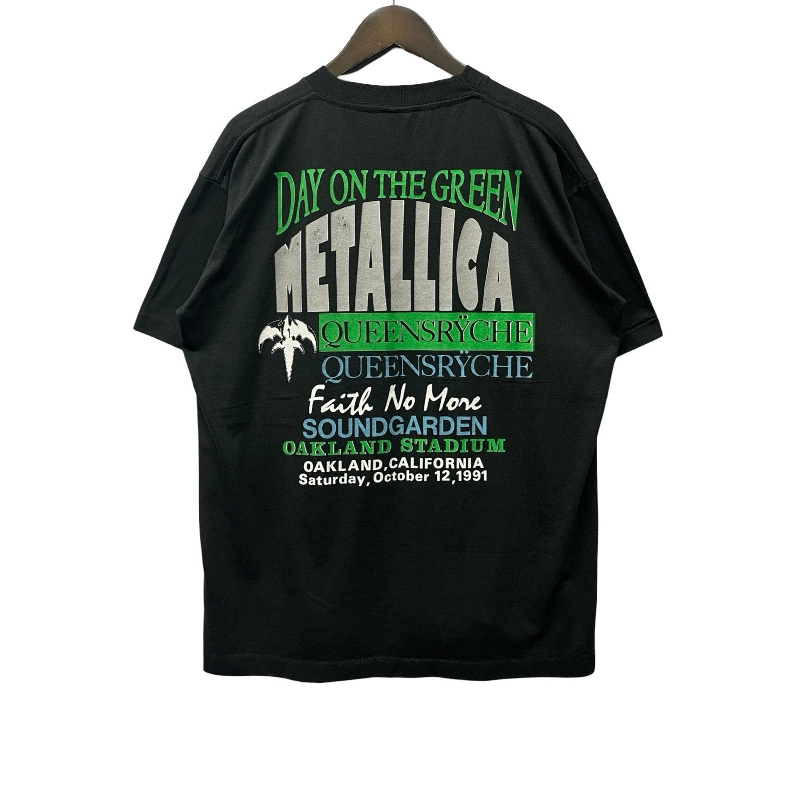Vintage 90's Metallica Day On The Green World Tour 1991 S/S Tee