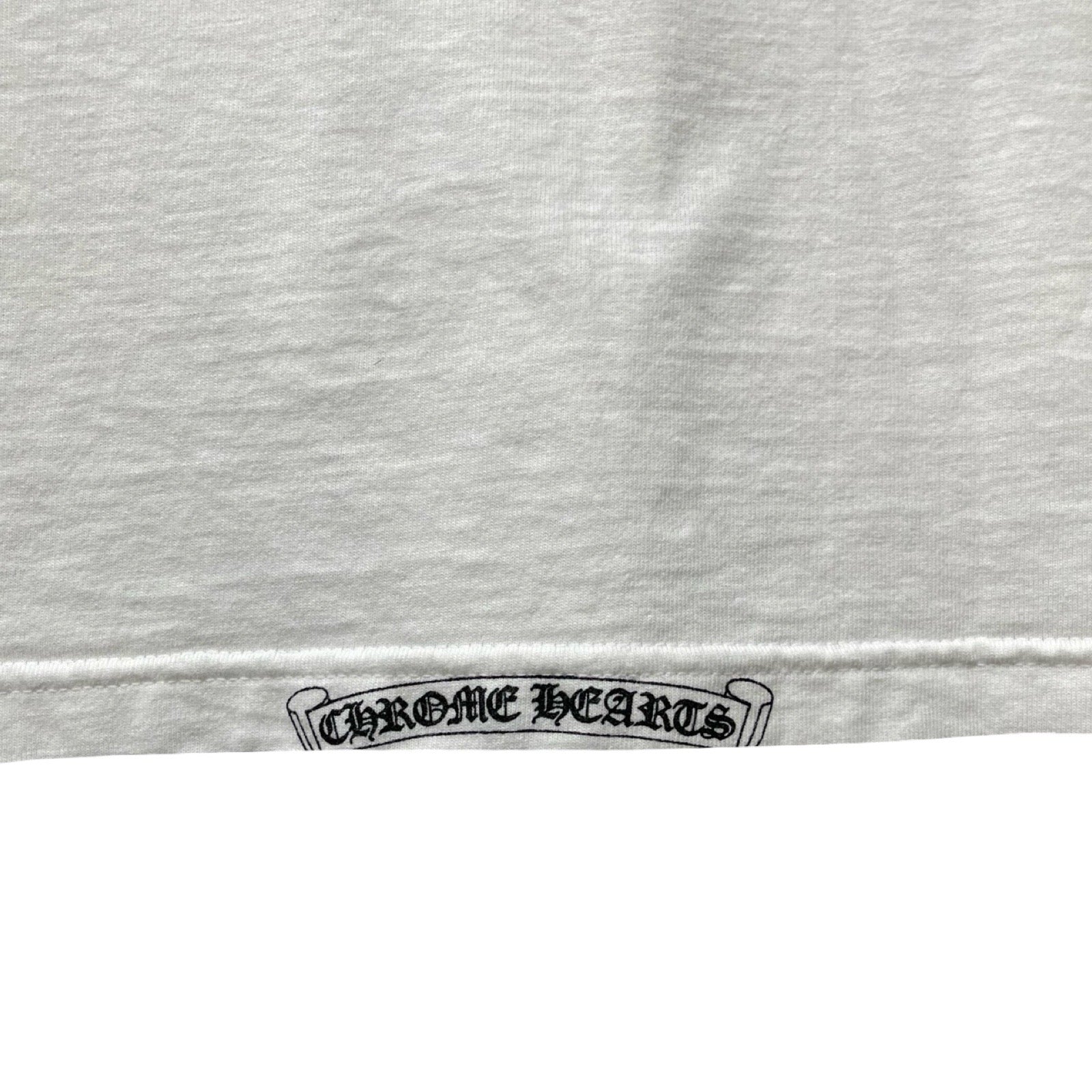 CHROME HEARTS Neck Logo Back Cross Tee Size S
