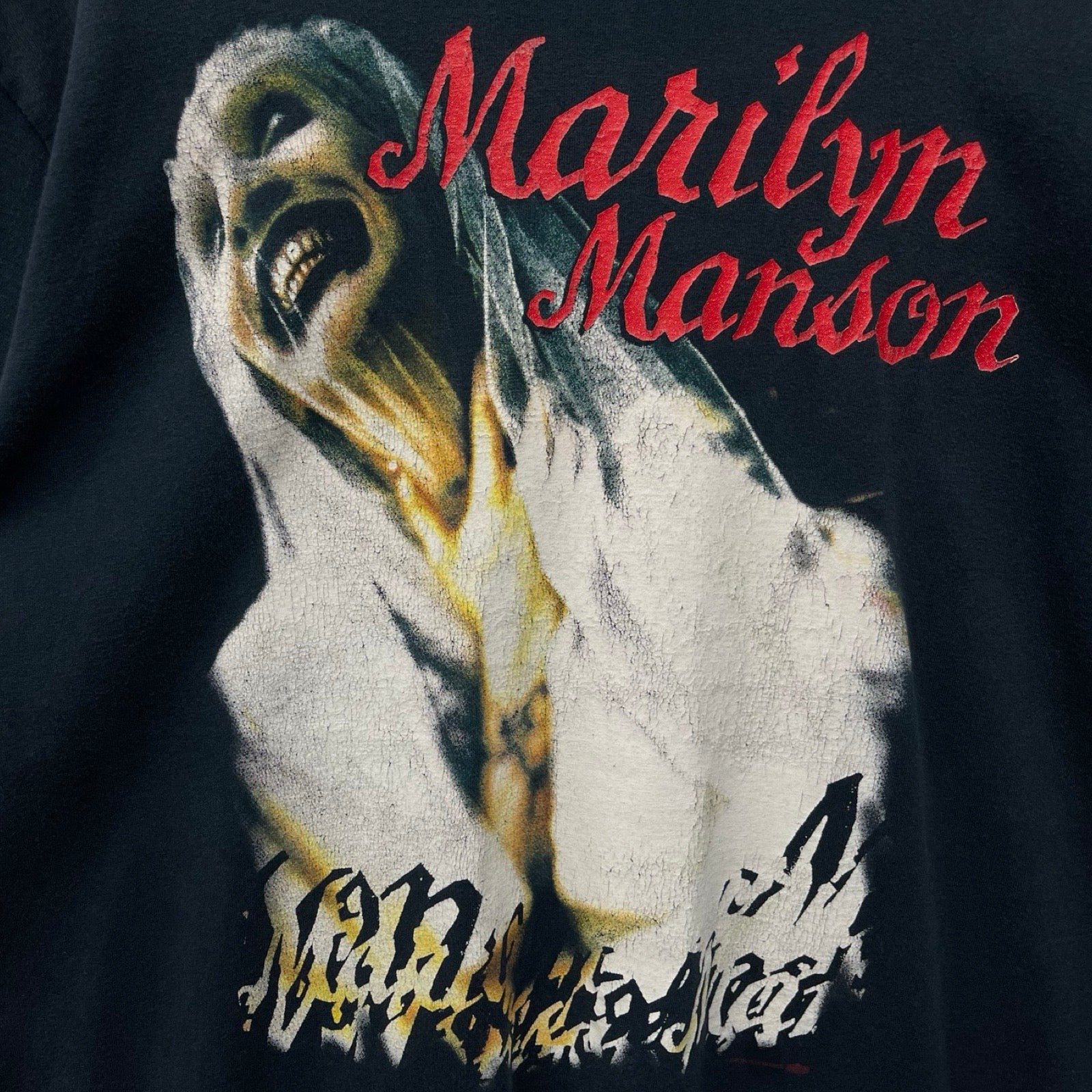 Vintage 90's Marilyn Manson Sweet Dreams Are Made Of This S/S Tee Size L