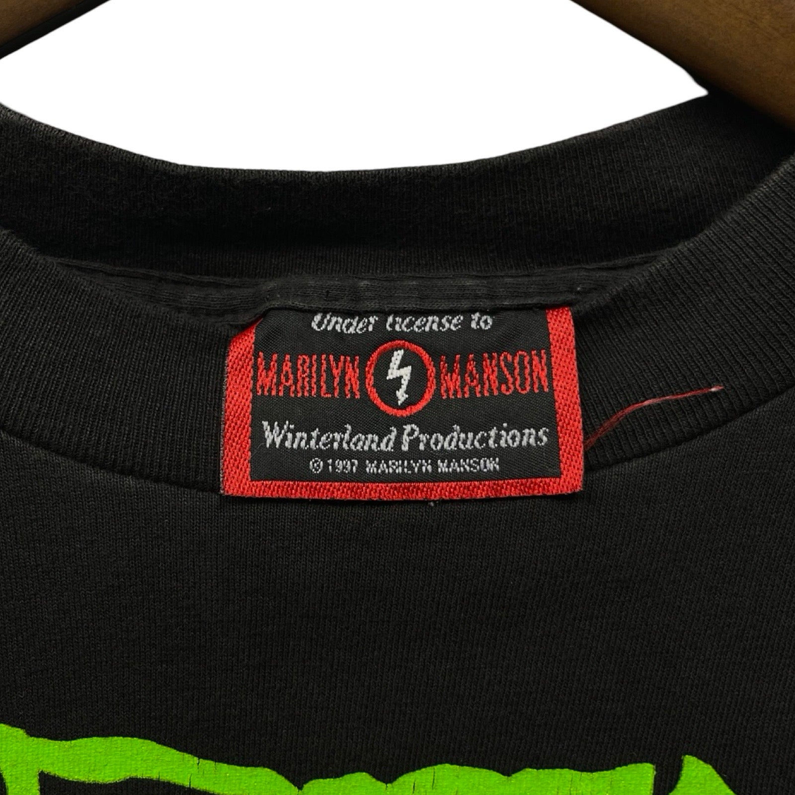 Vintage 90's Marilyn Manson " Get Your Gunn" Music 1997 S/S Tee