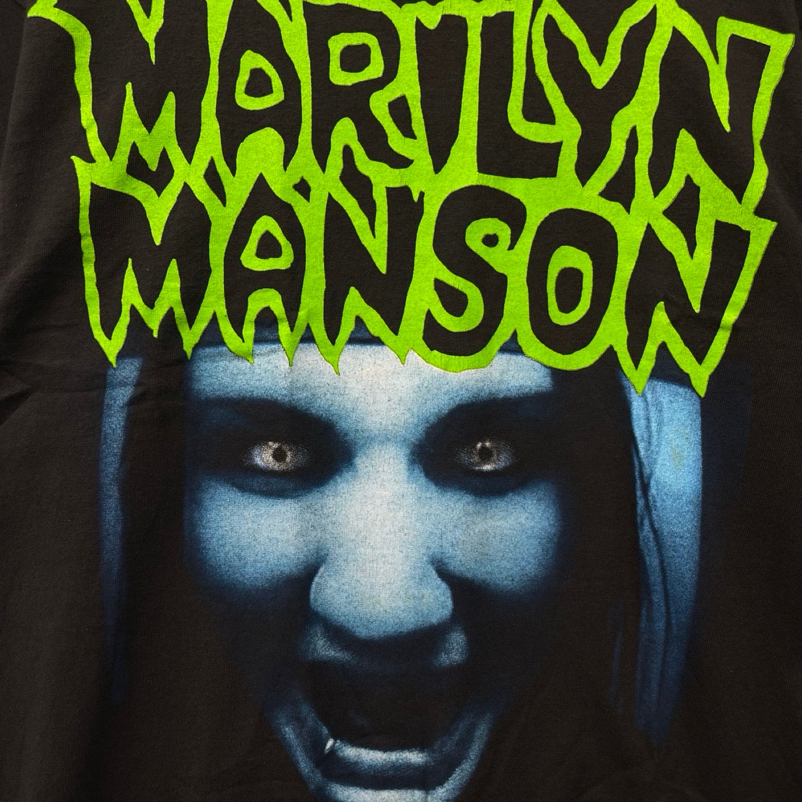 Vintage 90's Marilyn Manson " Get Your Gunn" Music 1997 S/S Tee