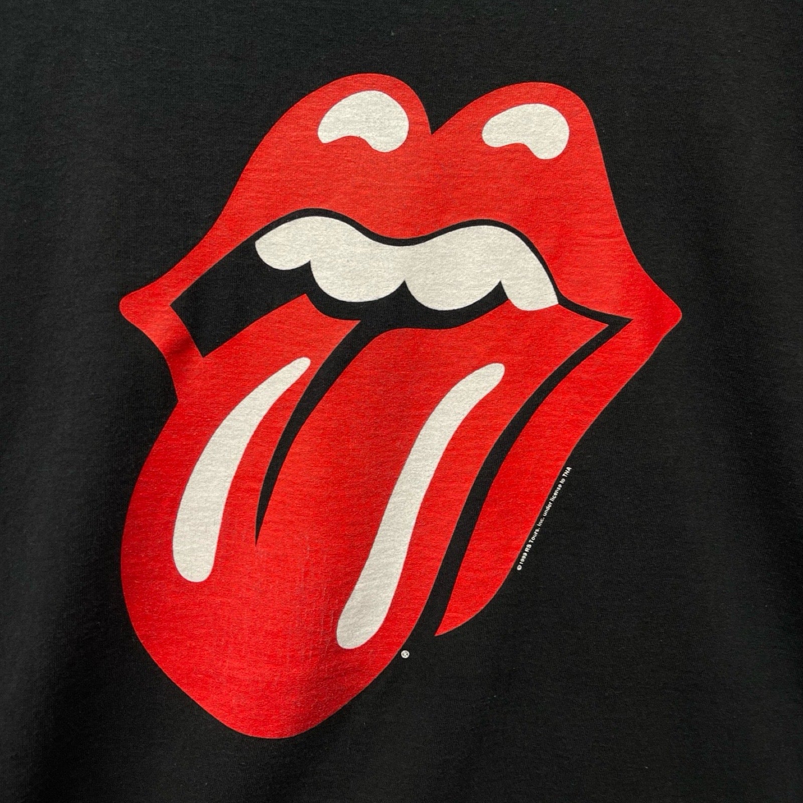 Vintage 90's The Rolling Stones 1999 Lip & Tongue S/S Tee Size L