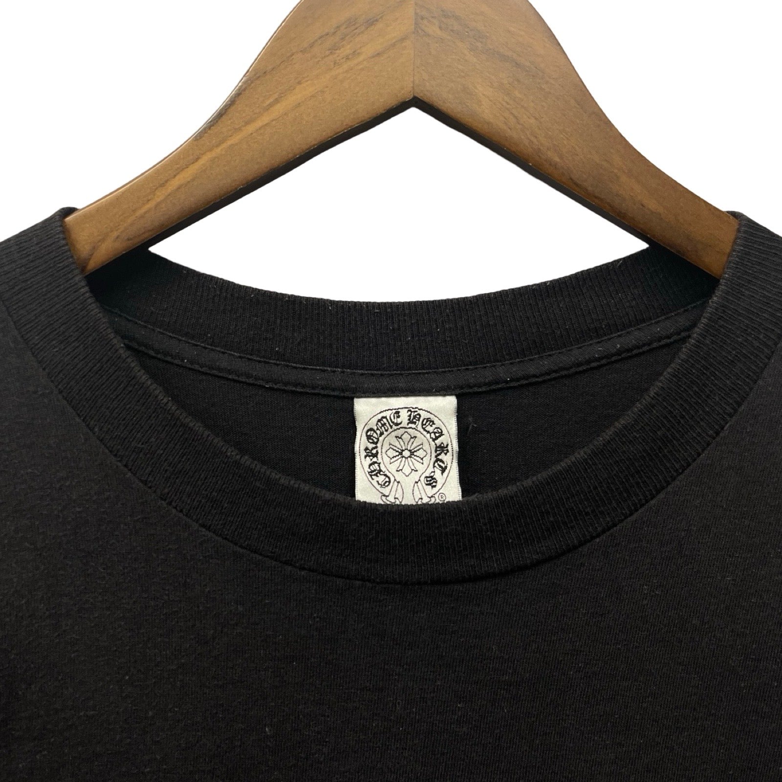 CHROME HEARTS Scroll Label Horseshoe Star Print Tee Size S