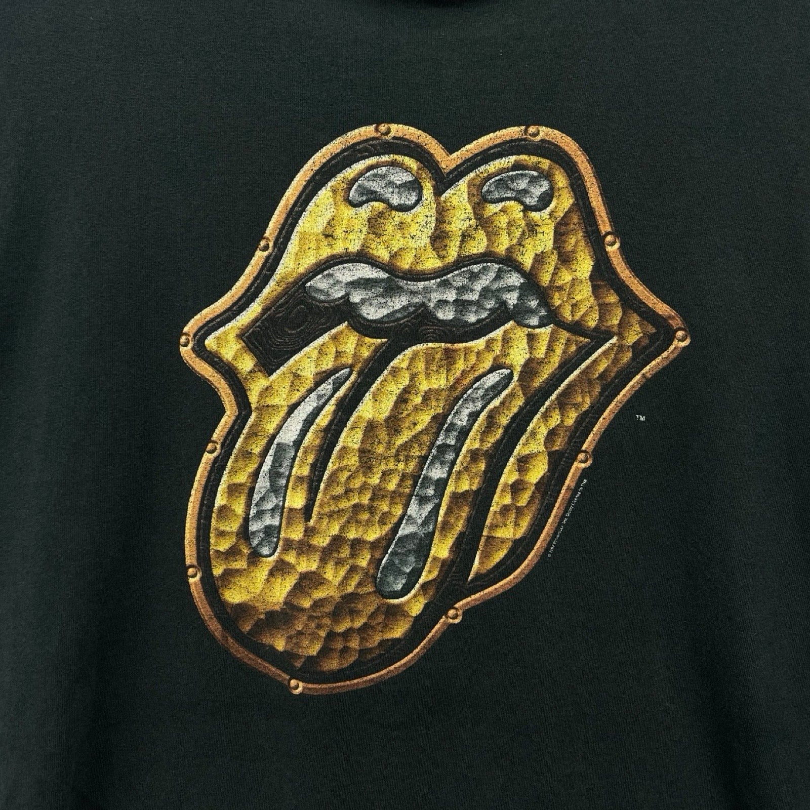 Vintage 90's The Rolling Stones 97-98 Music Tour Tee Bridges To Babylon S/S Tee Size L