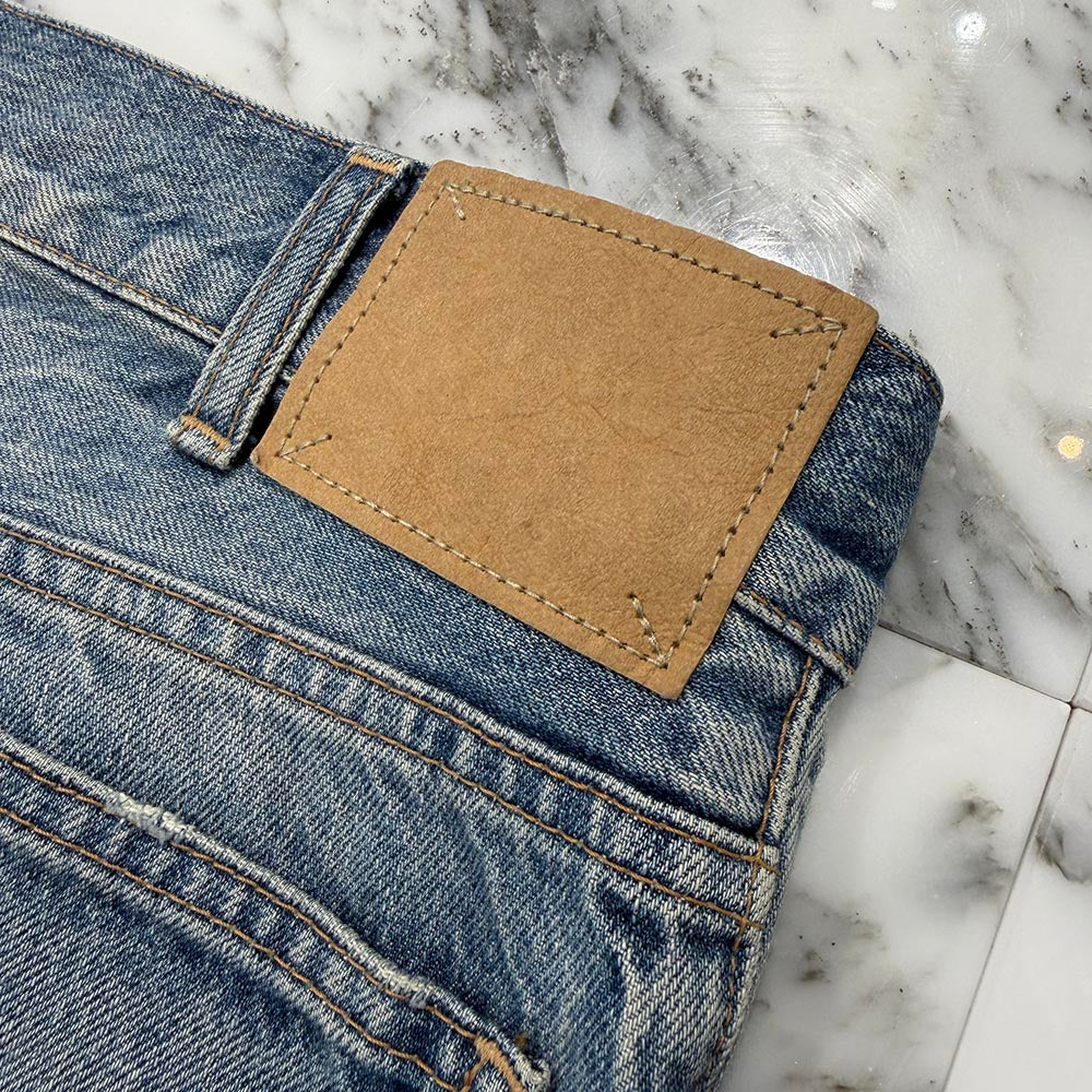 CELINE 2024AW Distressed Mid Rise Kart Denim Pants N574_967W_CAU1 Size 28 セリーヌ ダメージ加工 ミドルライズ カート デニム パンツ サイズ28