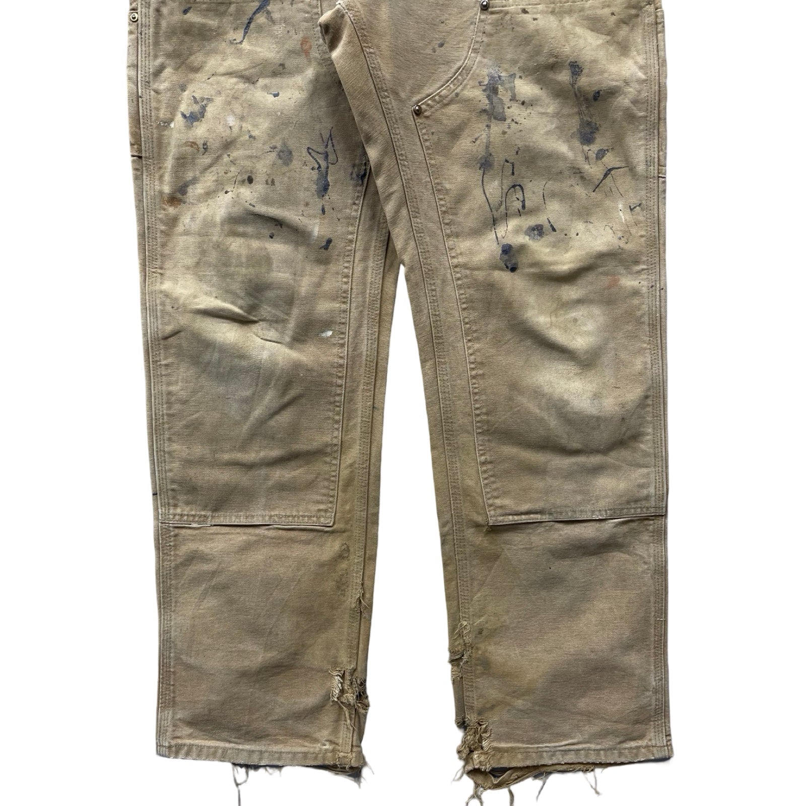 Carhartt Double Knee Denim Painter Pants Size 32×32
